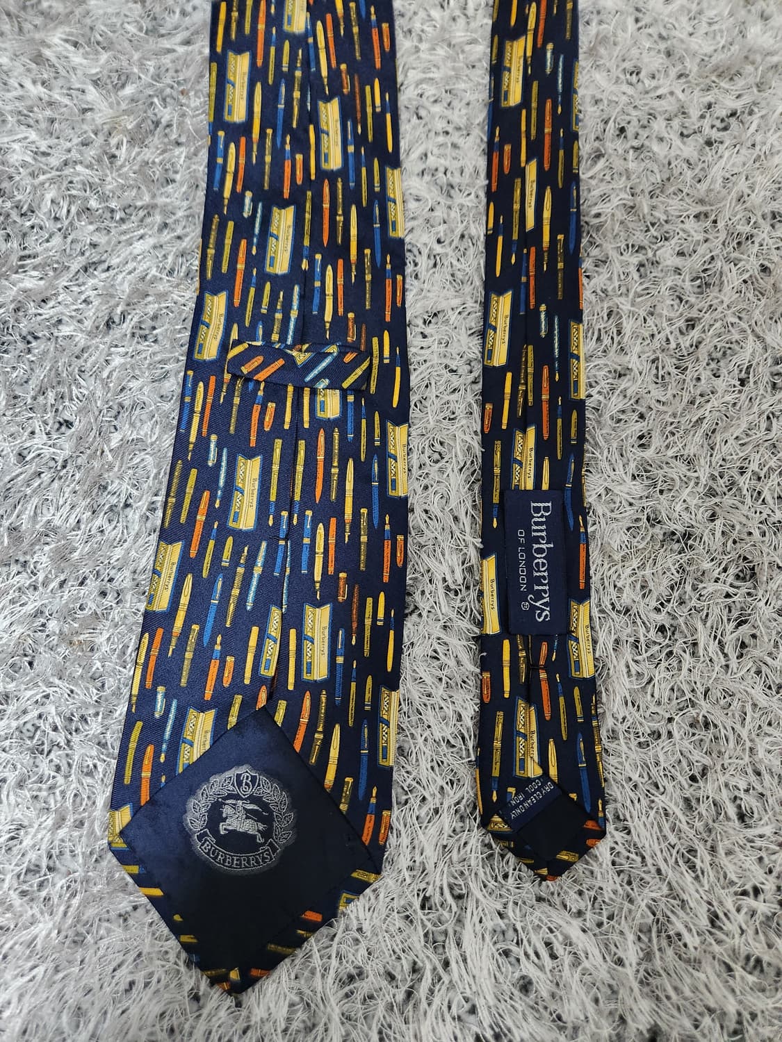 버버리Burberry 클래식 만년필 패턴 넥타이 Free - N10 상품이미지3