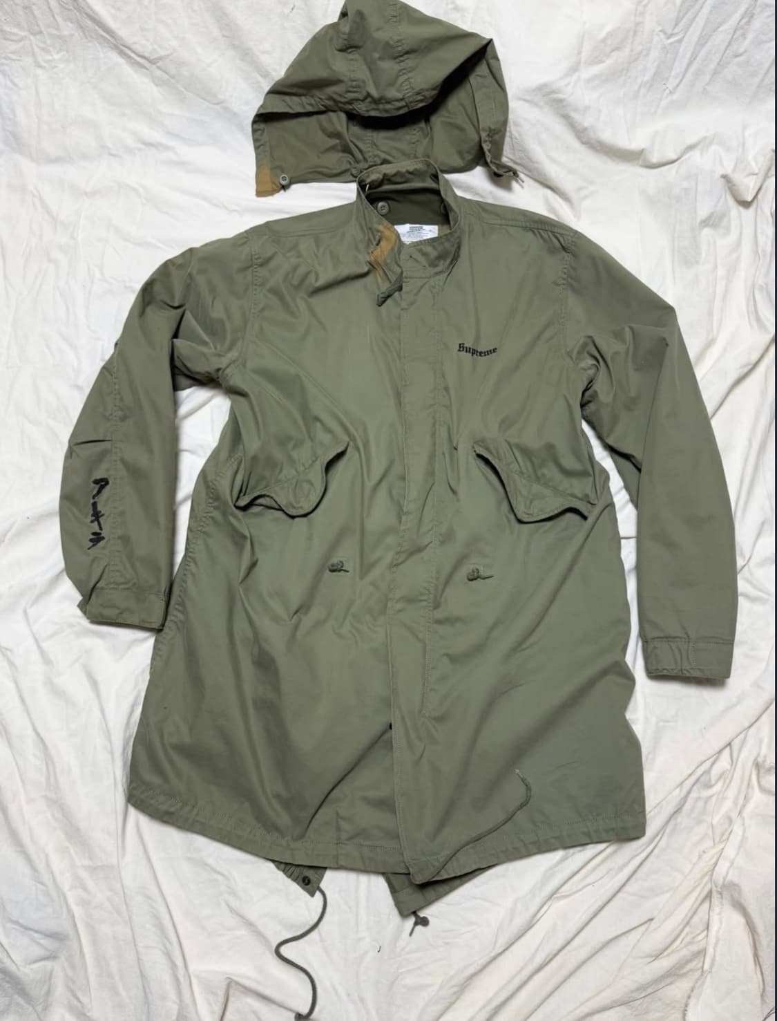 supreme akira fishtail parka xl 상품이미지3