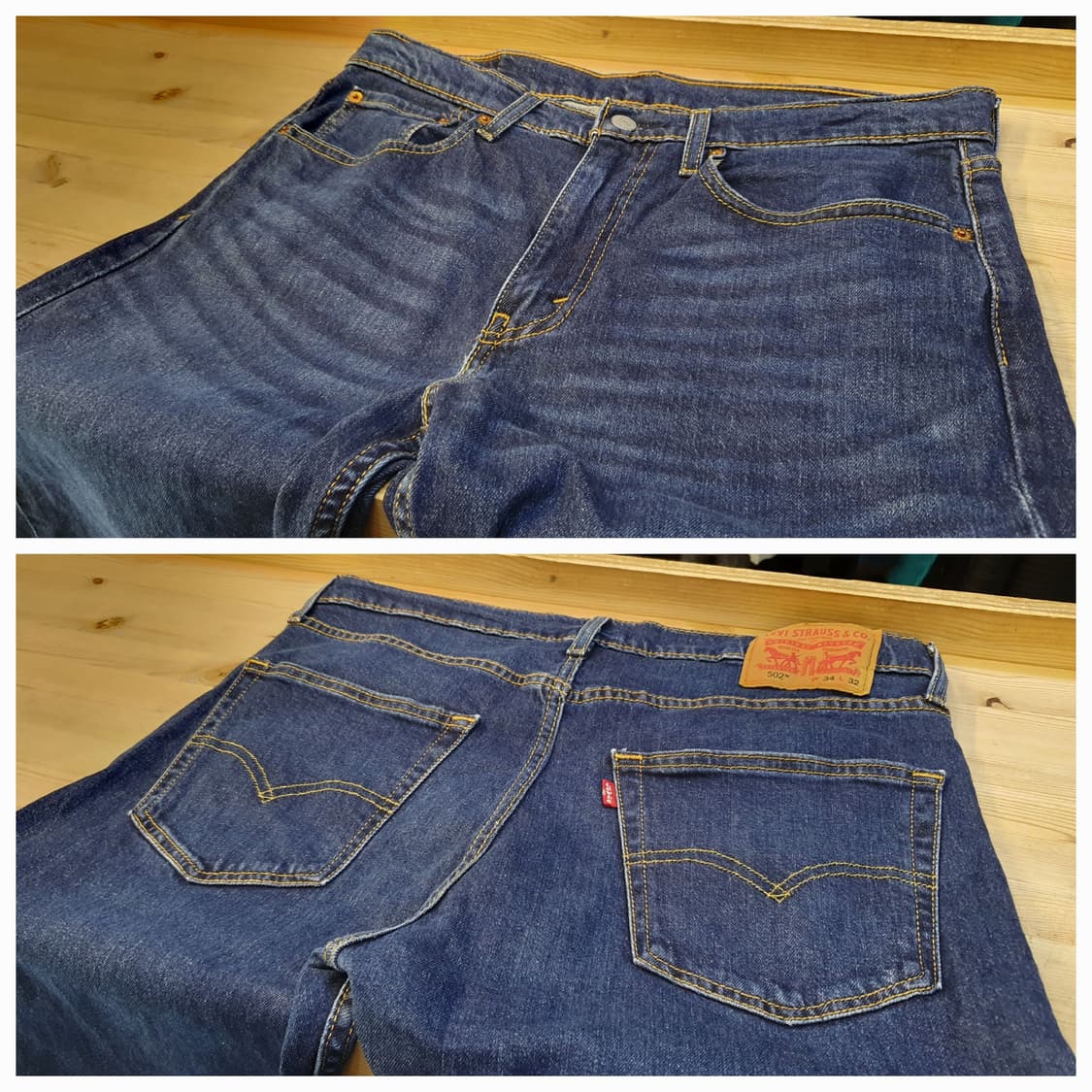 허리34.리바이스502 스판 데님팬츠 상품이미지4