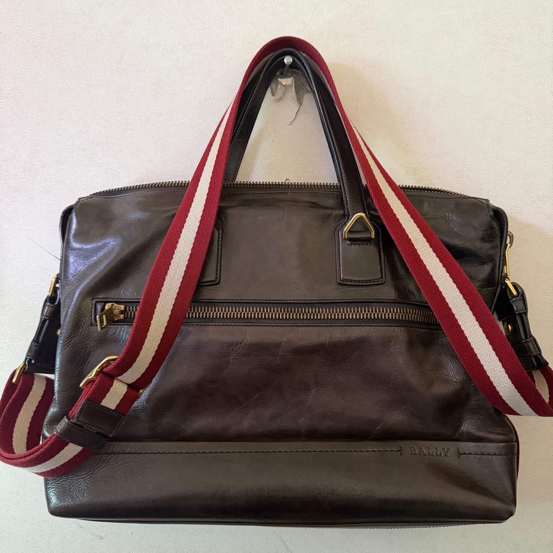 발리 다크브라운 브리프케이스 토트&크로스백 상품이미지10