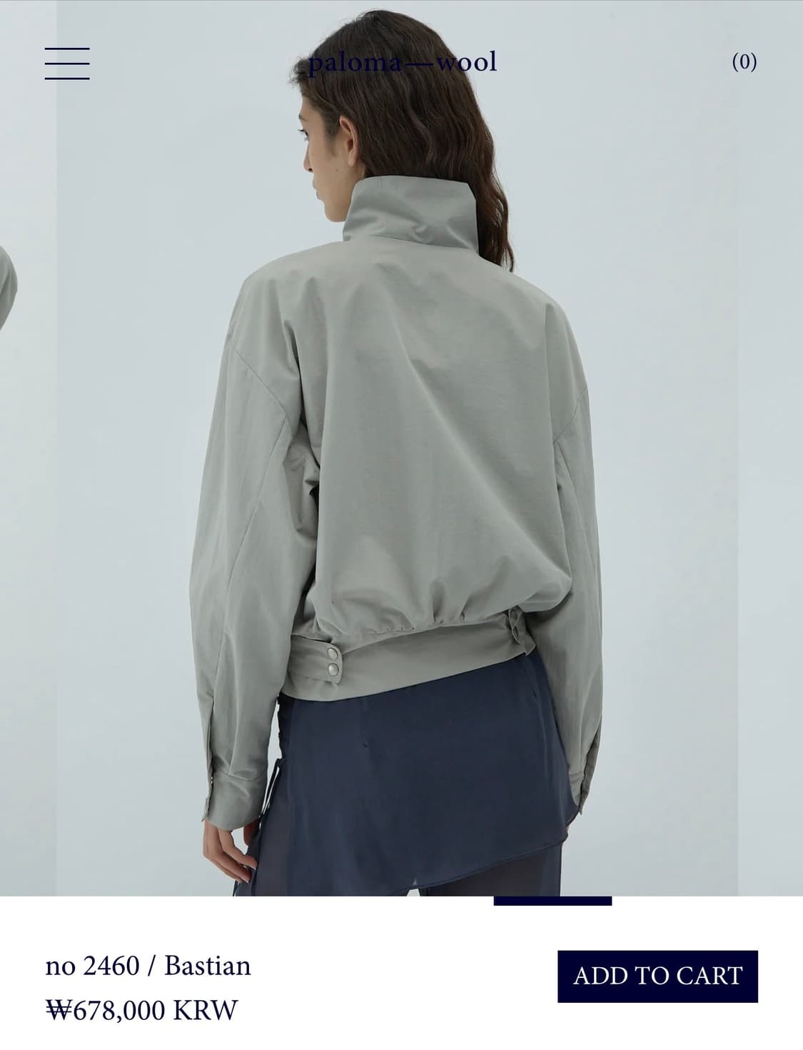 Palomawool 팔로마울 바스티안 봄버자켓 상품이미지2