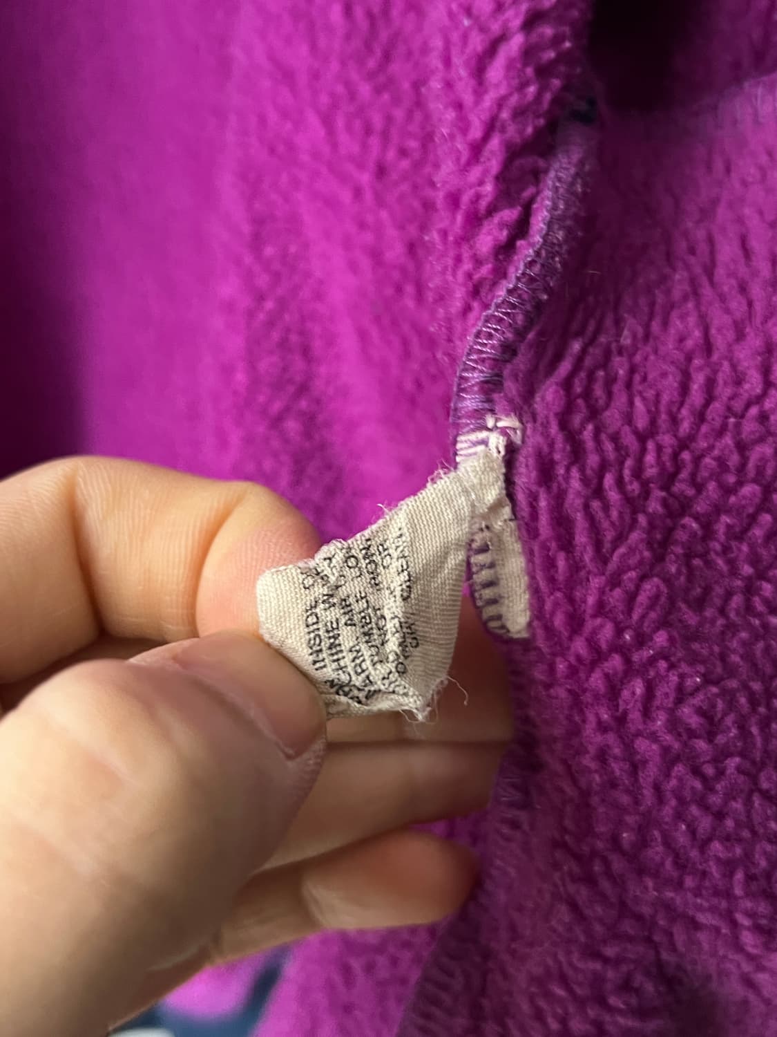 [S]80's 파타고니아 USA 빈티지 퍼플 플리스 상품이미지7