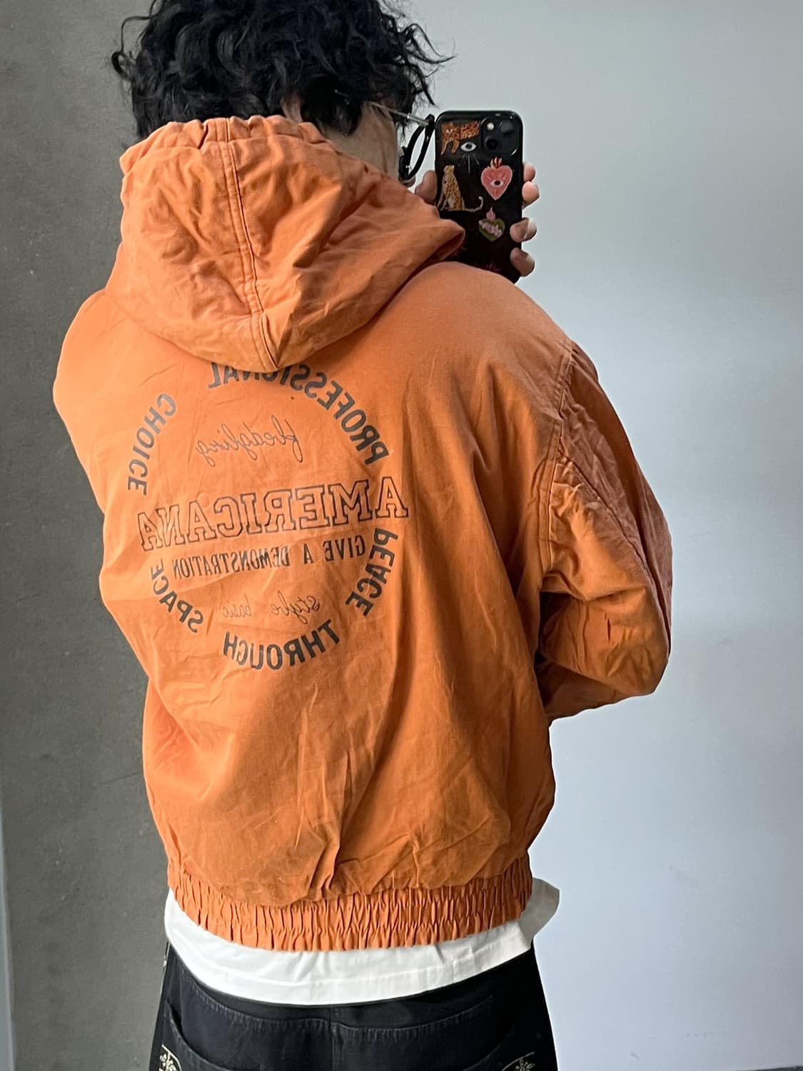 매네버 90's 리버시블 새틴 자켓 상품이미지4