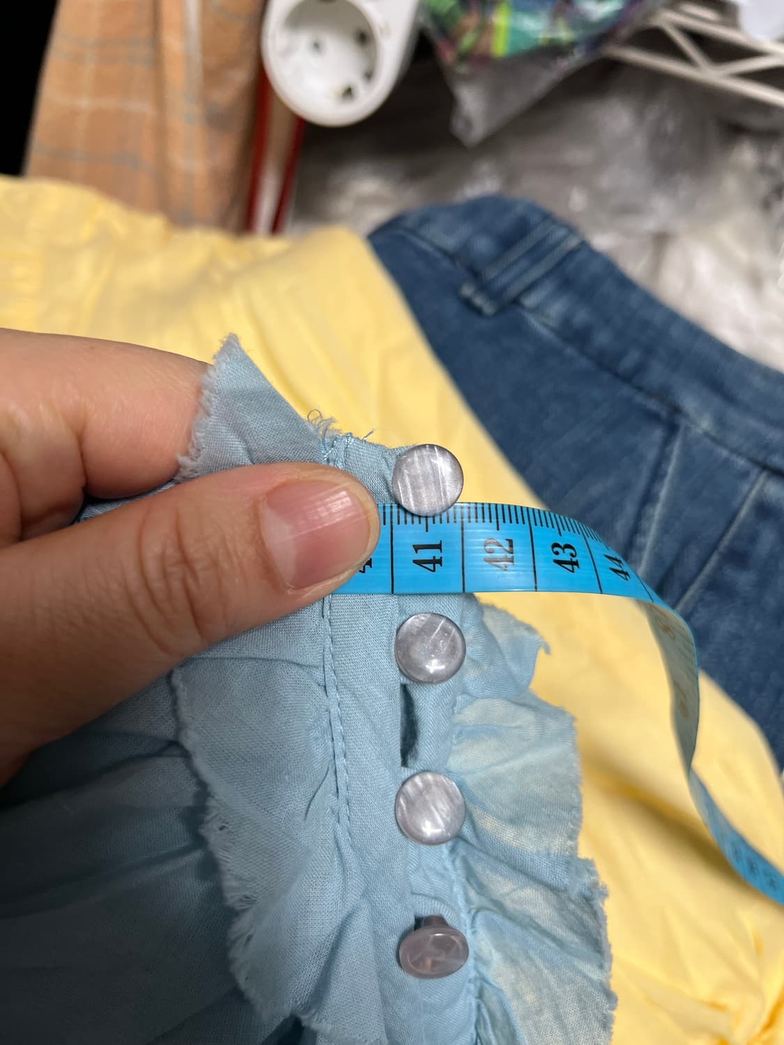 Earl Jean 얼진 하늘색 셔링 미니 스커트 26 상품이미지4