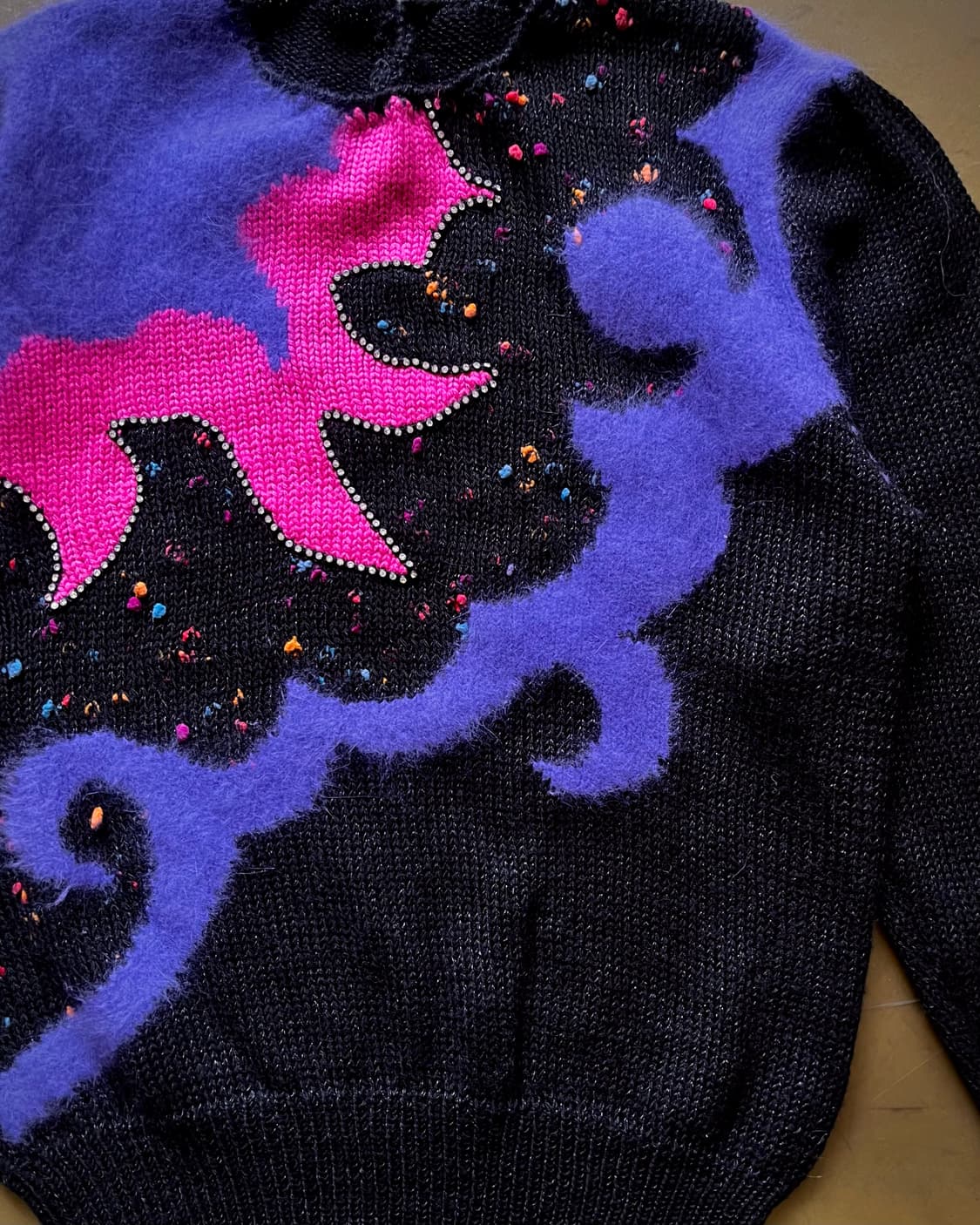 1980-90s R.O.C. Old 3D Tribal Knit 상품이미지5