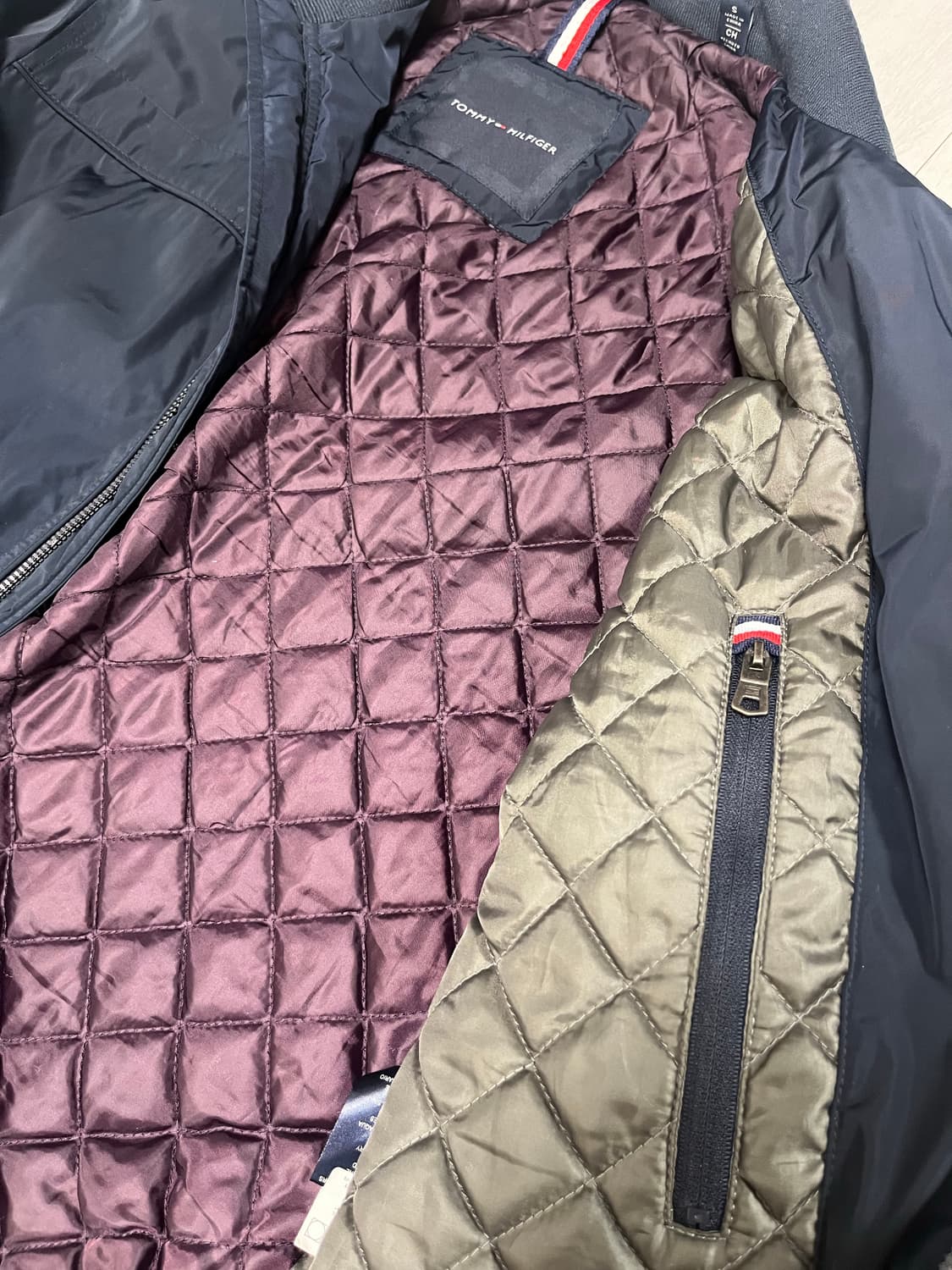 타미힐피거 빈티지 네이비 블루종 점퍼(100~105) 상품이미지5