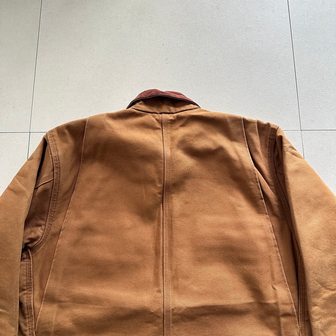 17년생산 칼하트 C001 브라운 초어자켓 S 멕시코 상품이미지7