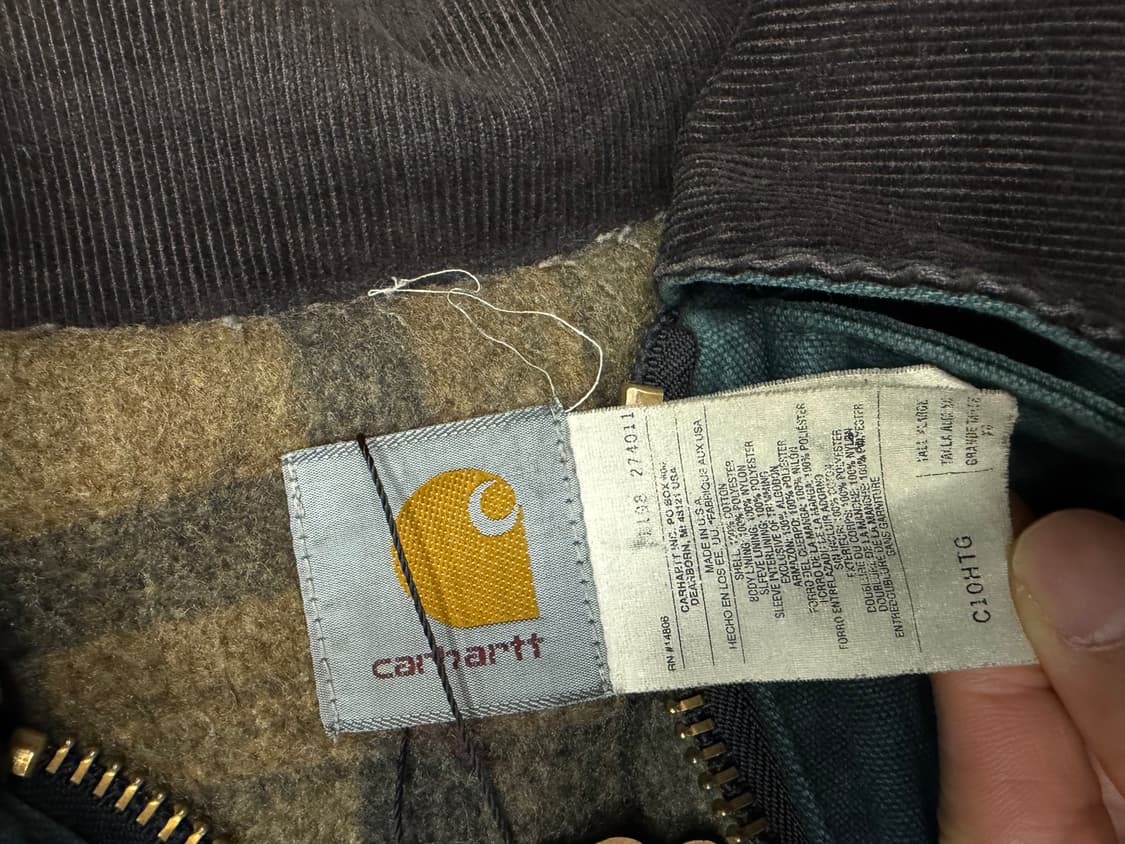 90s 칼하트 헌터그린 초어자켓 htg 상품이미지7