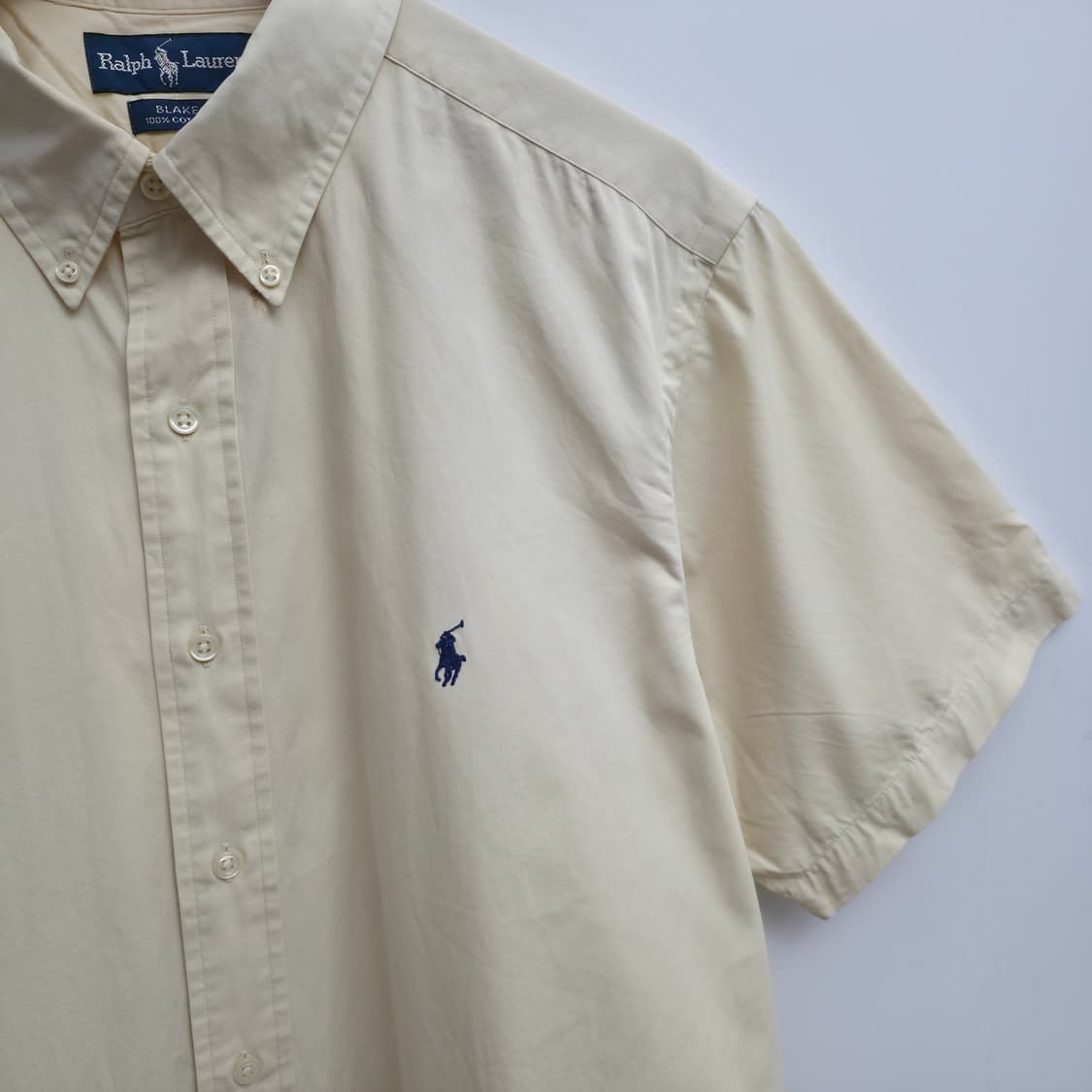 [XL] 폴로 랄프로렌 반팔 셔츠 연노랑 상품이미지4