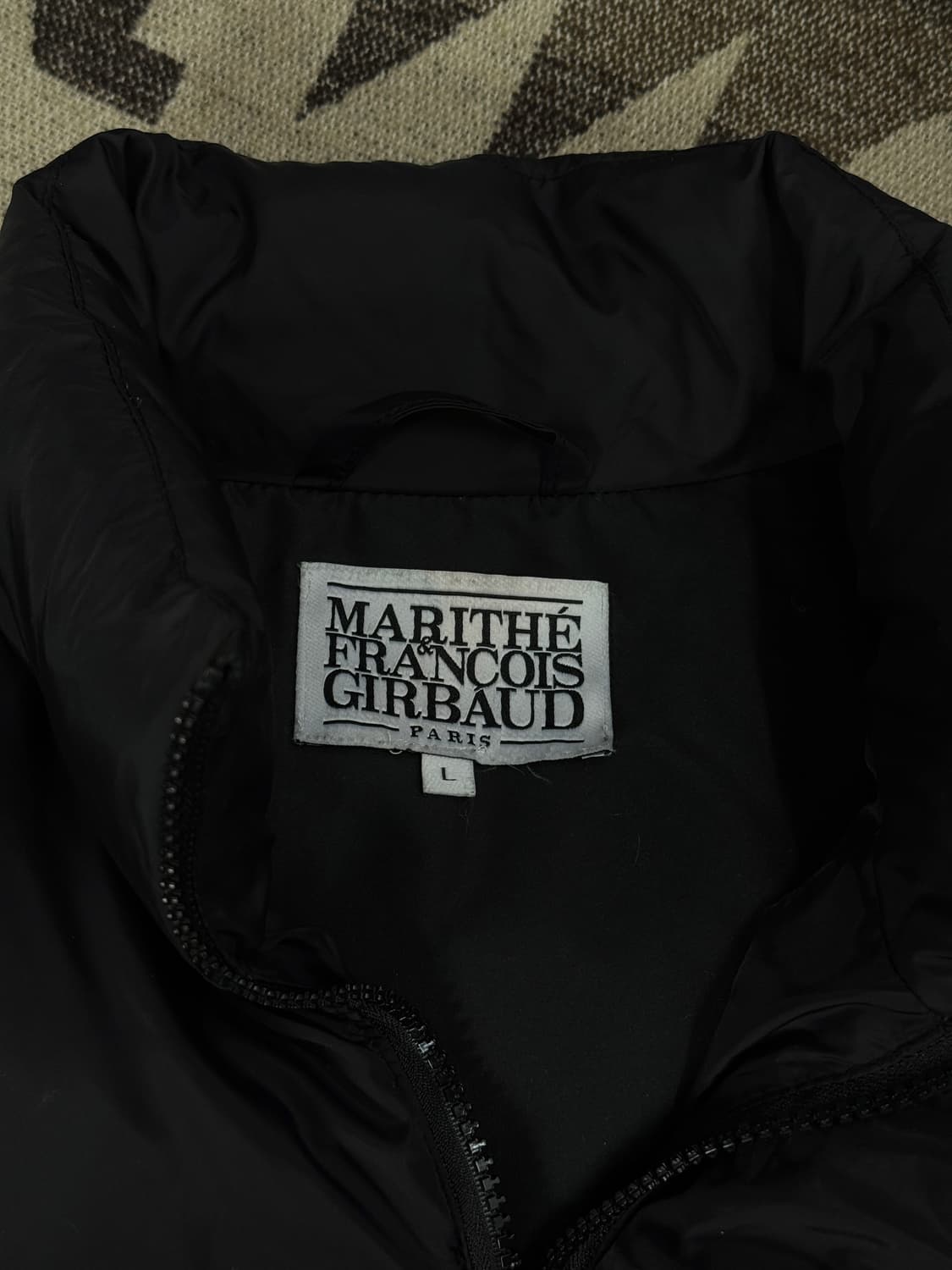 마리떼프랑소와저버 클래식 로고 패딩 블랙 상품이미지6