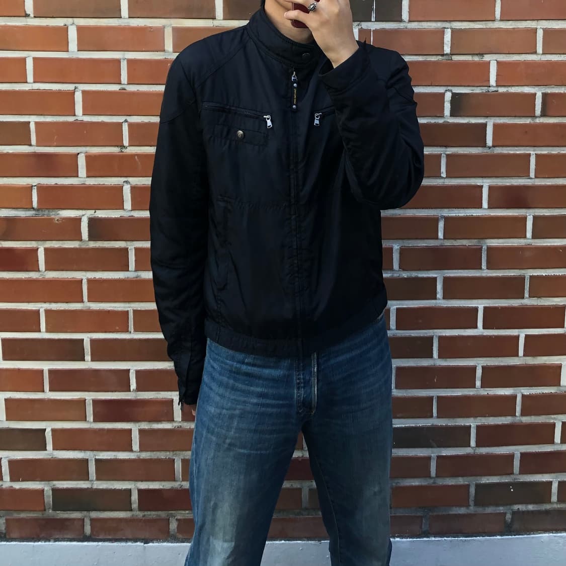 캘빈클라인 나일론 바이커 자켓 상품이미지1