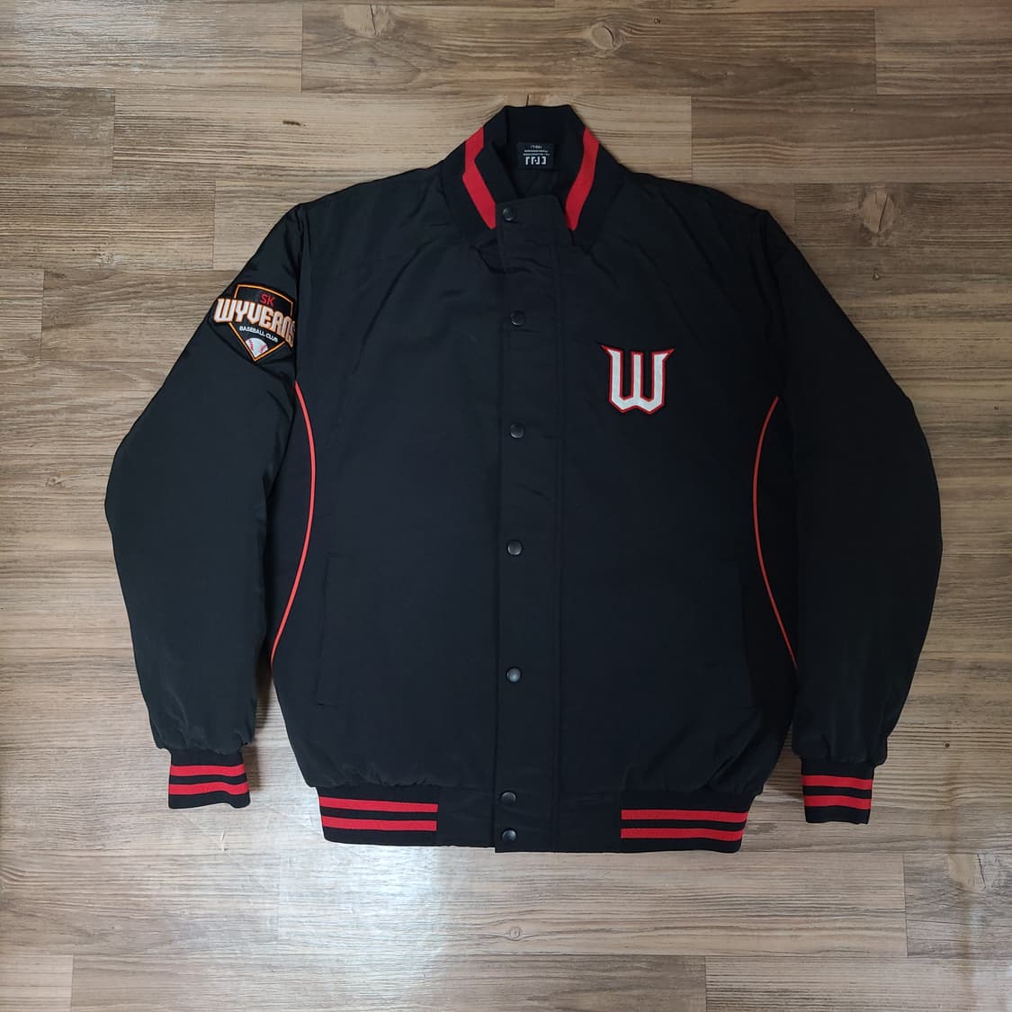 (L100) 2020시즌 SK 와이번스 블랙 가을,겨울용 야구 자켓 점퍼 상품이미지1