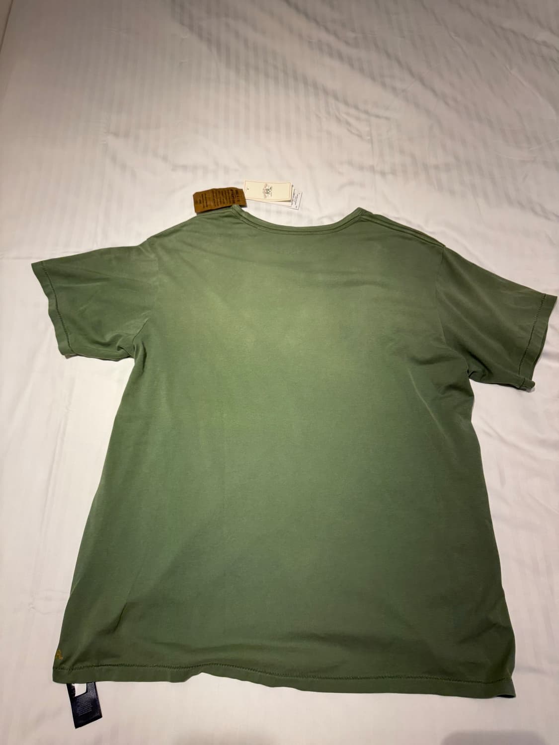 RRL 더블알엘 가먼트다이 포켓 티셔츠  XL빈티지 그린 (새상품) 상품이미지4