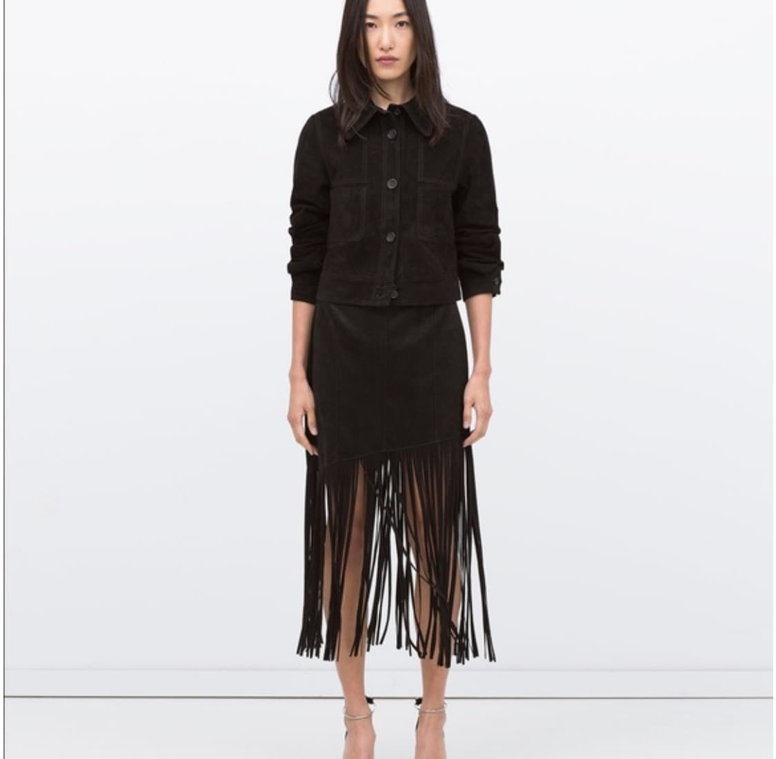 자라 스웨이드 자켓 m 상품이미지3