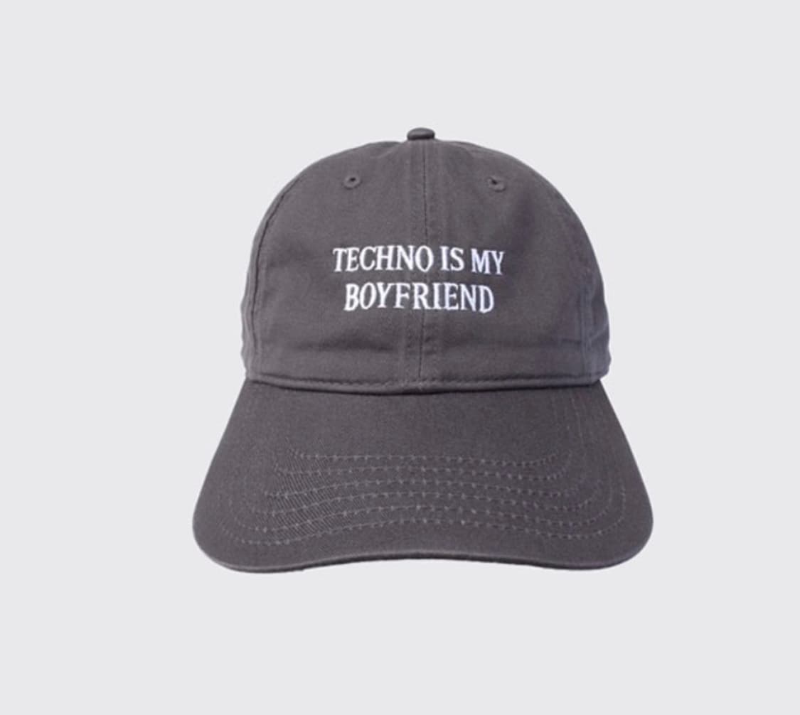 IDEA TECHNO IS MY BOYFRIEND HAT CHARCOAL 상품이미지1