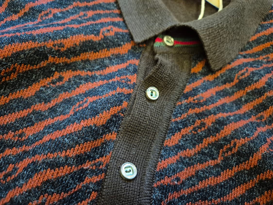 80s GUCCI 카라 니트 상품이미지4