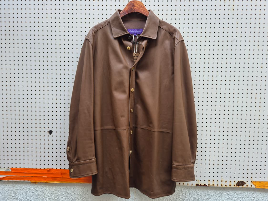 Ralph Luren purple label lambskin shirt 상품이미지1