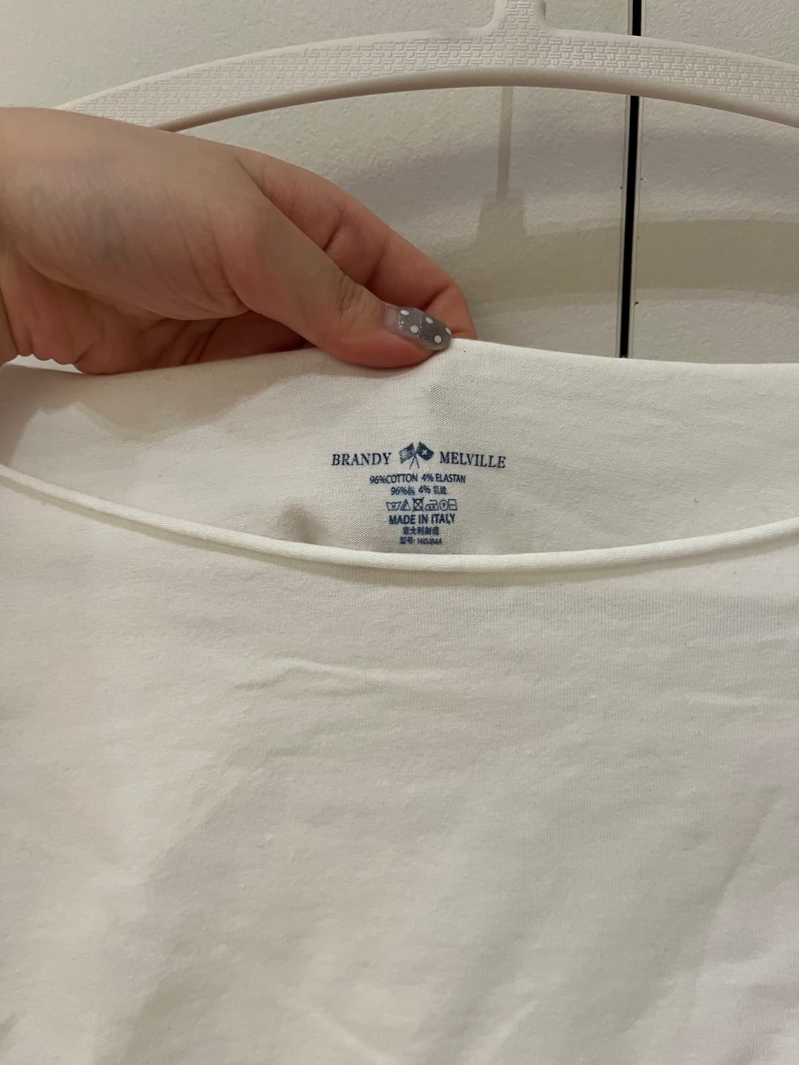 브랜디 멜빌 슬림핏 오프숄더 티 상품이미지2