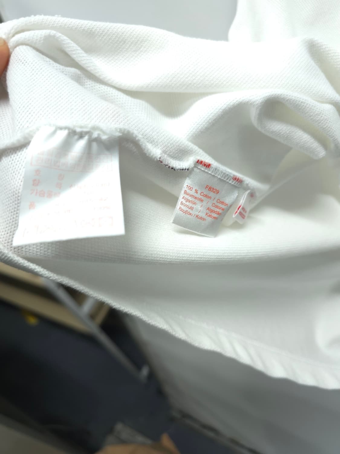 라코스테 라이브 남여공용 칼라 패턴 배색 반팔 피케 셔츠(4사이즈) 상품이미지6