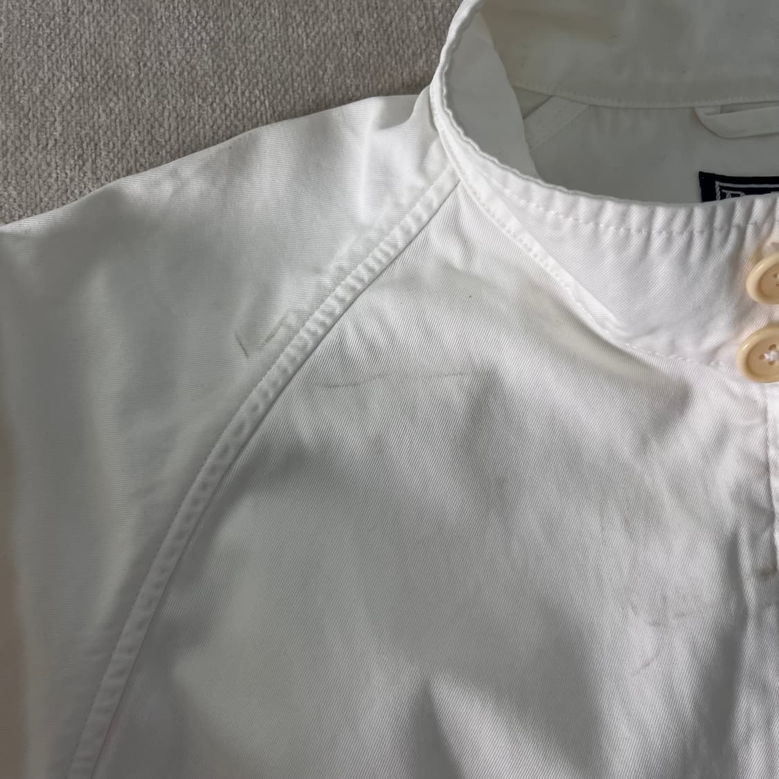 100 폴로랄프로렌 화이트 바라쿠타 블루종 자켓 상품이미지5