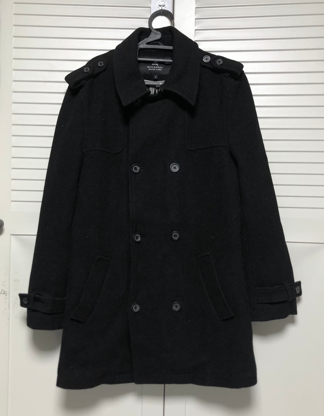 버버리 코트 울 블랙라벨 더블코트 자켓 상품이미지1
