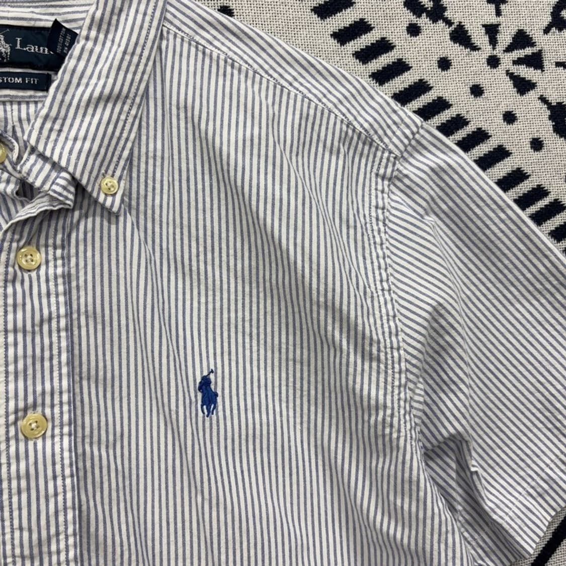 폴로 랄프로렌 커스텀핏 반팔 셔츠 XL P00341 상품이미지2