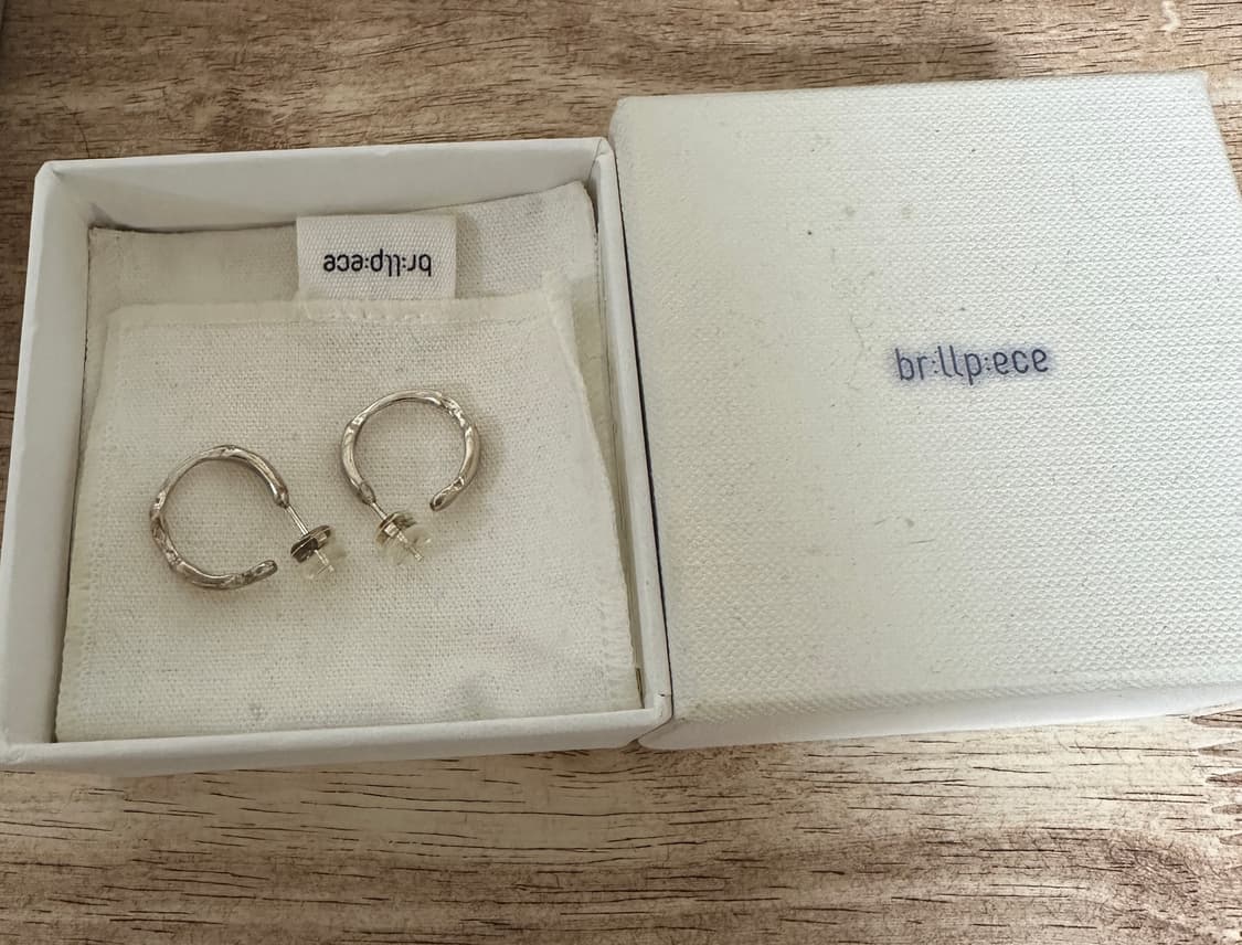 Brillpiece 브릴피스 본 이어링 실버 925 상품이미지6