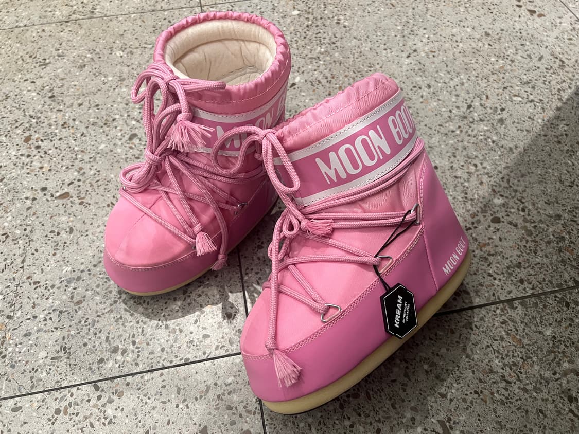 문부츠 숏 핑크  상품이미지1