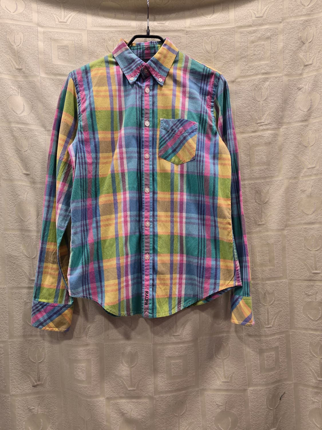 랄프로렌 체크 셔츠 XS (85) 상품이미지1