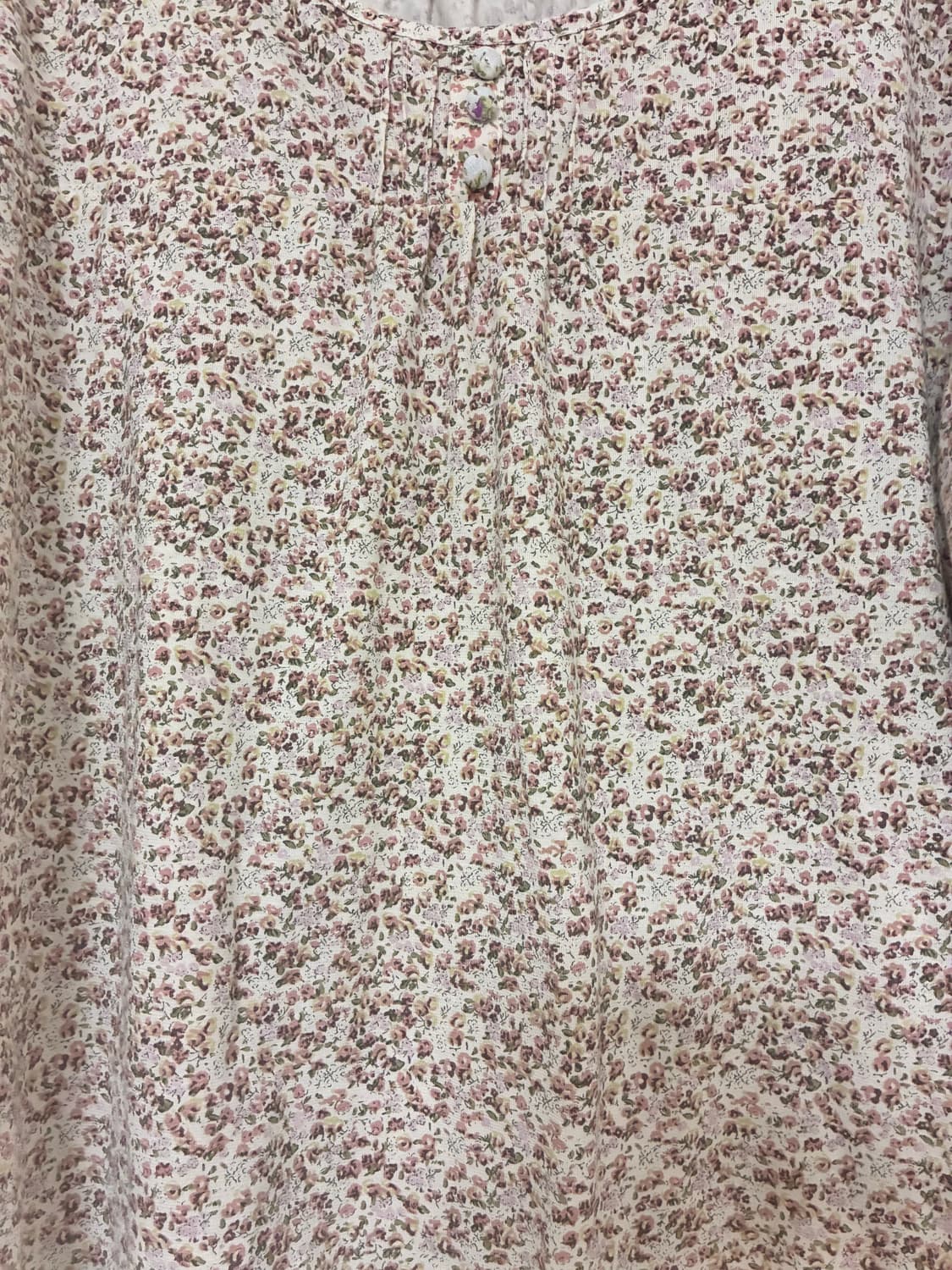 일본 빈티지 플라워 긴팔 티셔츠 상품이미지2