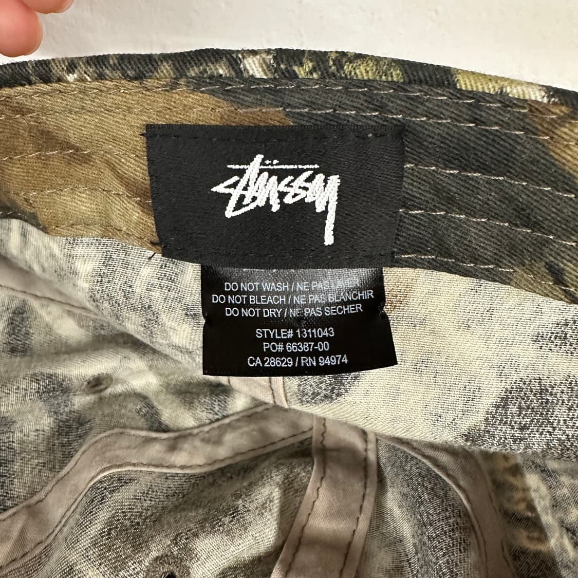 스투시 리얼트리 카모 볼캡 상품이미지6