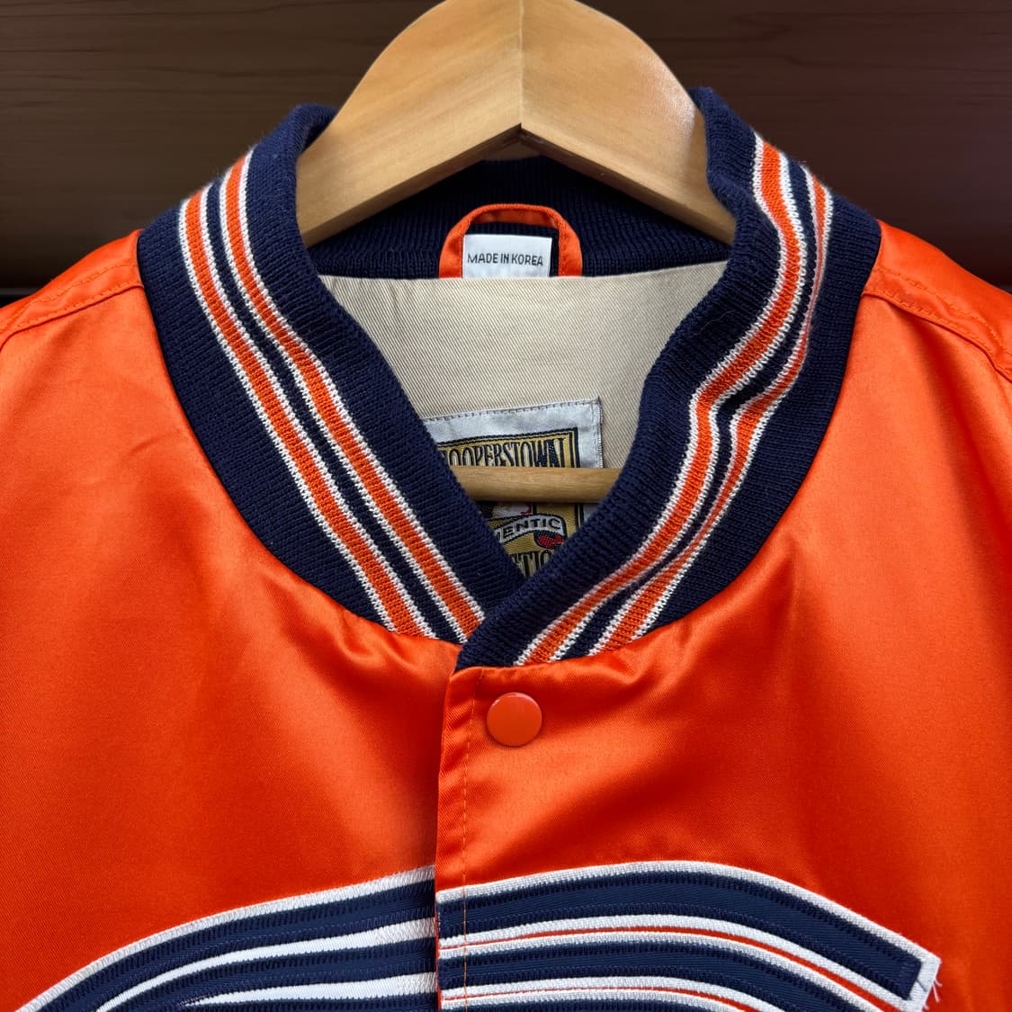 90s 미첼앤네스 휴스턴 애스트로스 바시티 자켓 made in KOREA 상품이미지3