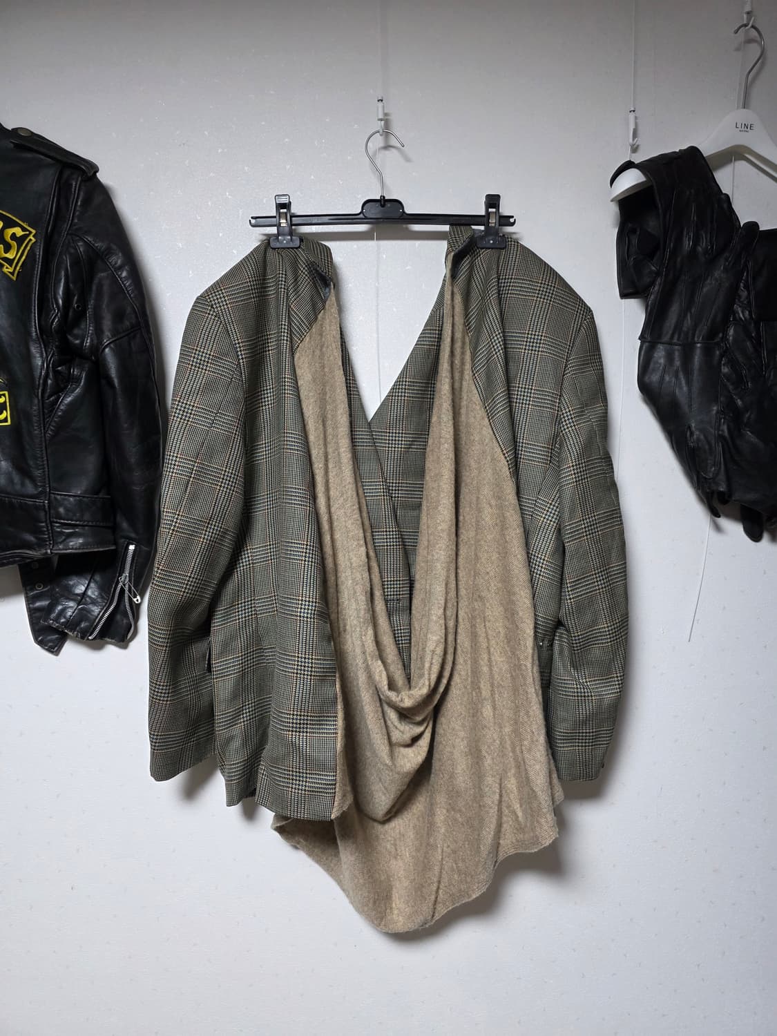 BLESS N°78 Sakko Materialmix wool jacket 상품이미지1