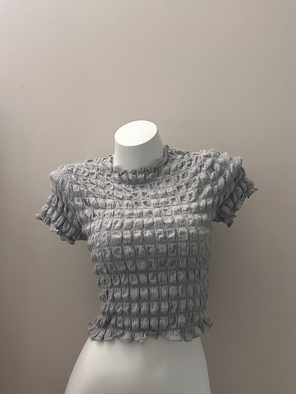 팝콘 빈티지 엠보 탑 상품이미지2