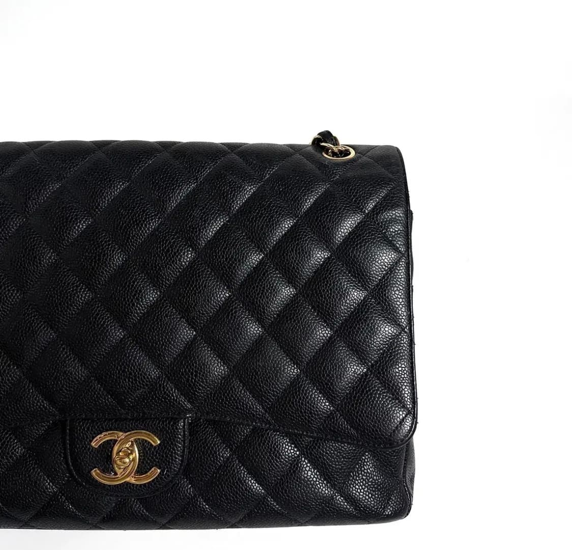 샤넬 캐비어 클래식 플랩백 맥시 27번대 A58601 상품이미지3