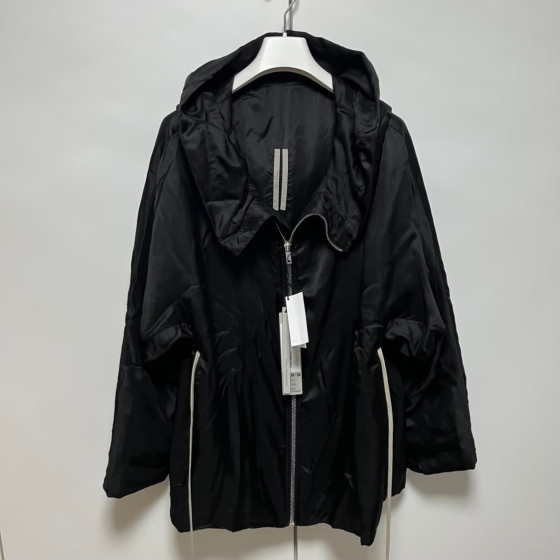 [F]릭오웬스 25fw ZIPFRONT 후드 자켓/블랙 상품이미지2