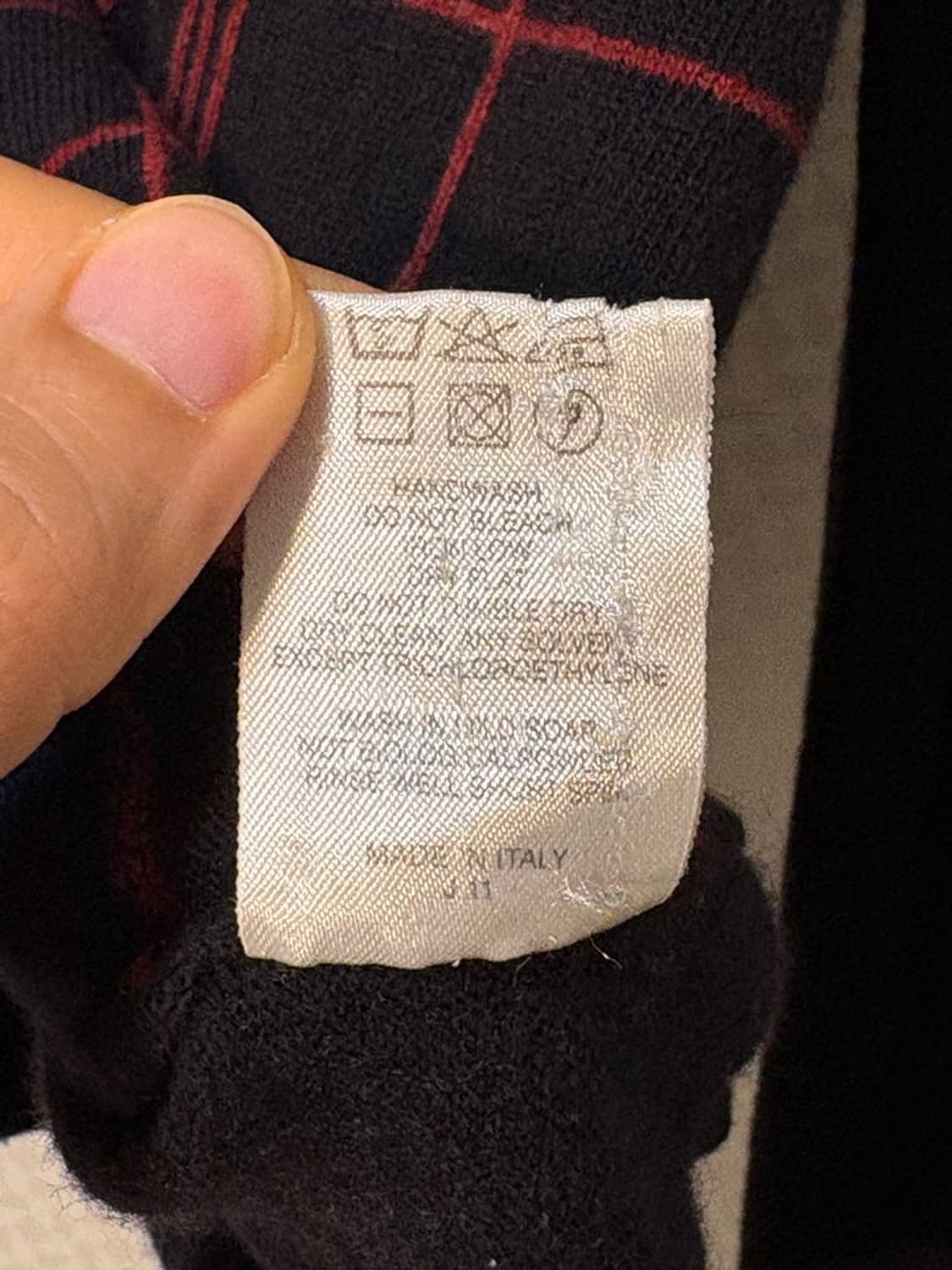 이태리 메이드 버버리 버진울 니트 상품이미지7