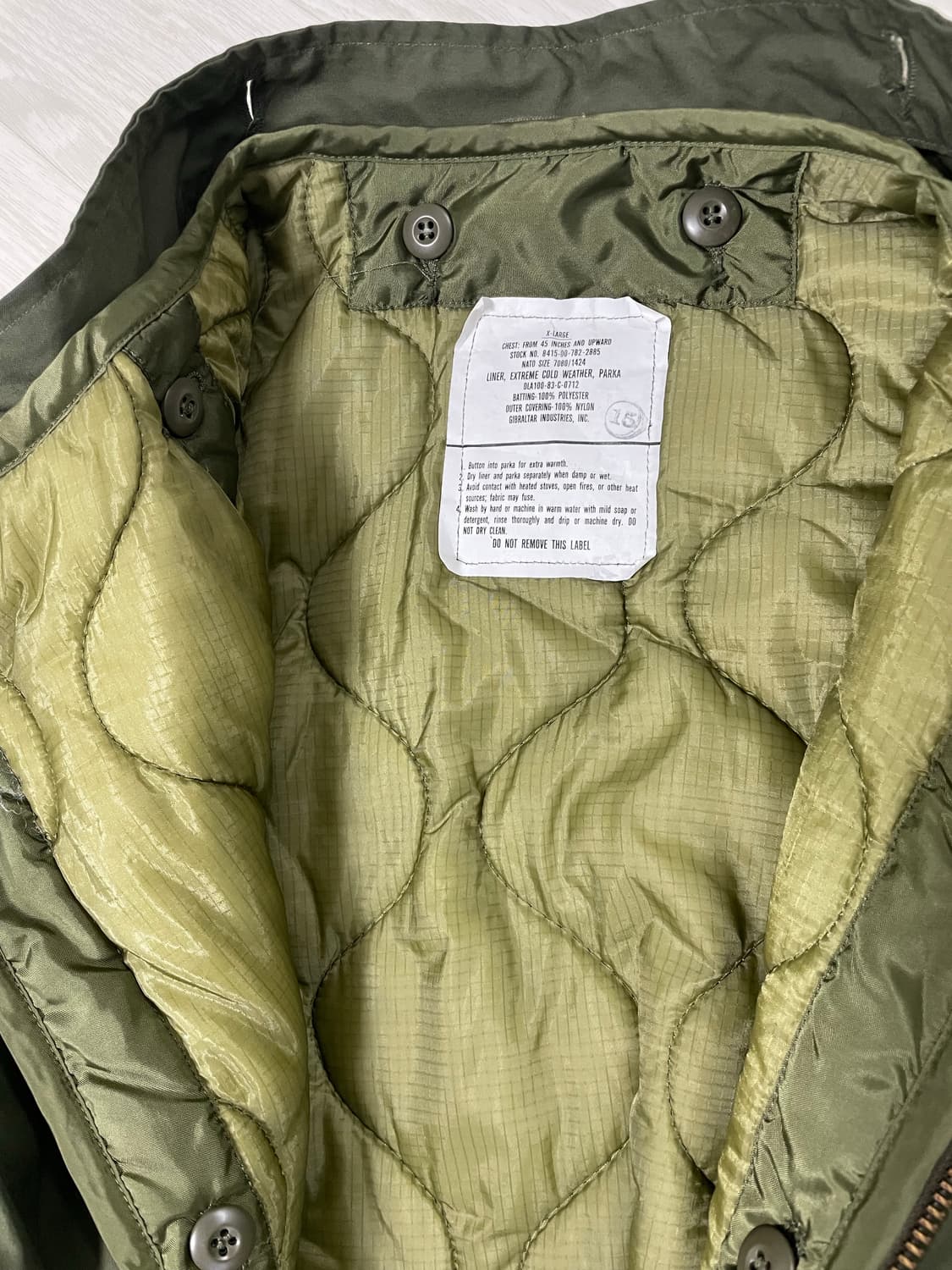 m65피쉬테일 오리지널 XL 데드스탁급 상품이미지6