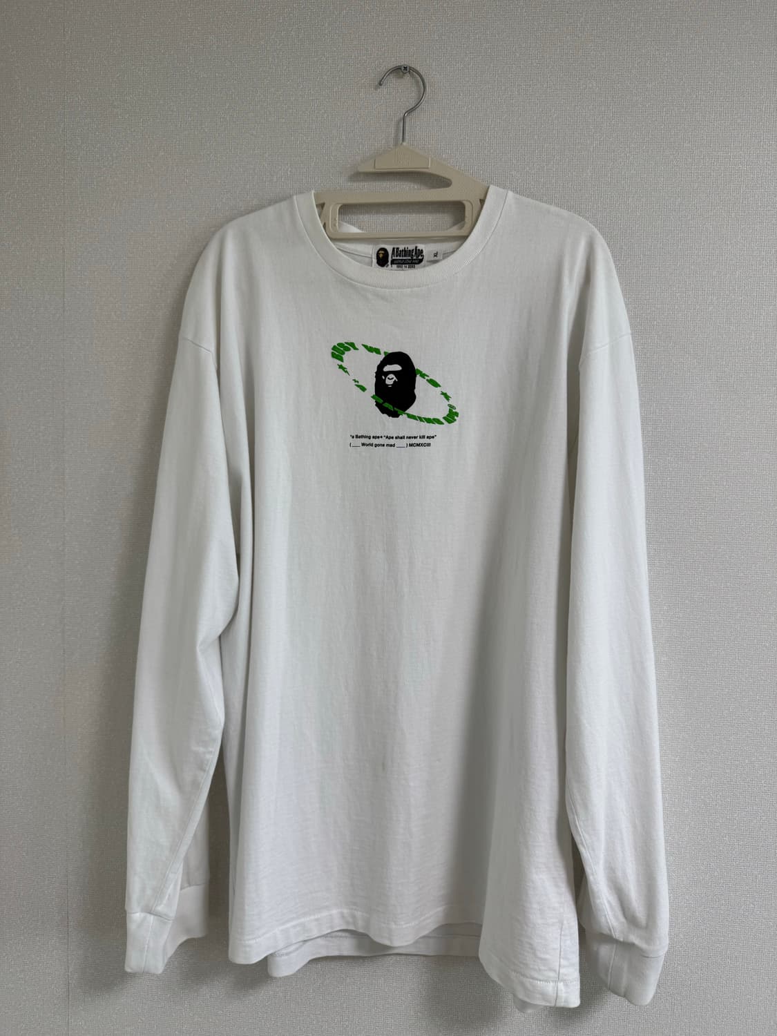 BAPE 베이프 롱슬리브 XL 상품이미지2