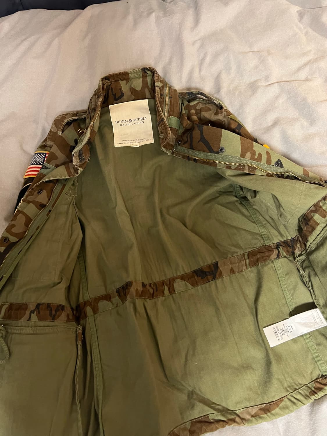 폴로 랄프로렌 데님앤서플라이 카모야상 S 상품이미지4