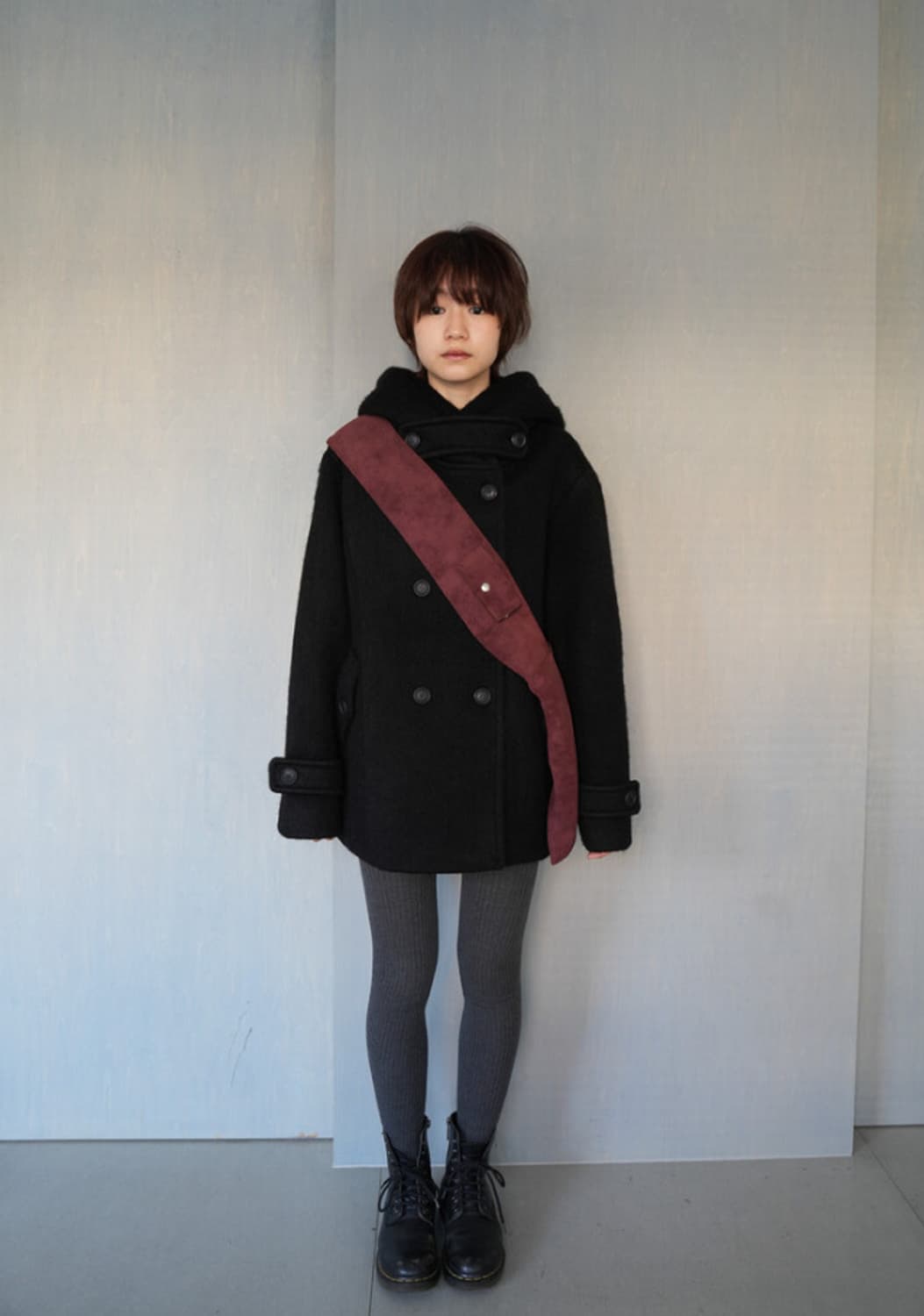 인앤양인하모니 가방 Flap pocket bag wine 상품이미지2