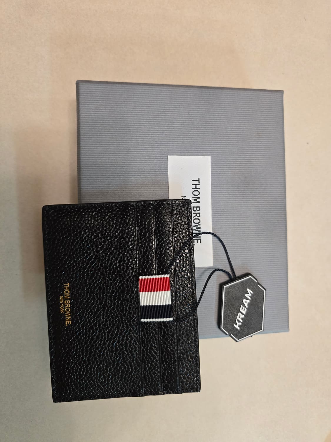 톰브라운 블랙 카드지갑 풀박스 상품이미지1