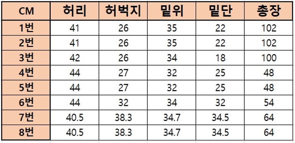 남성 바지 8개 일괄 상품이미지10