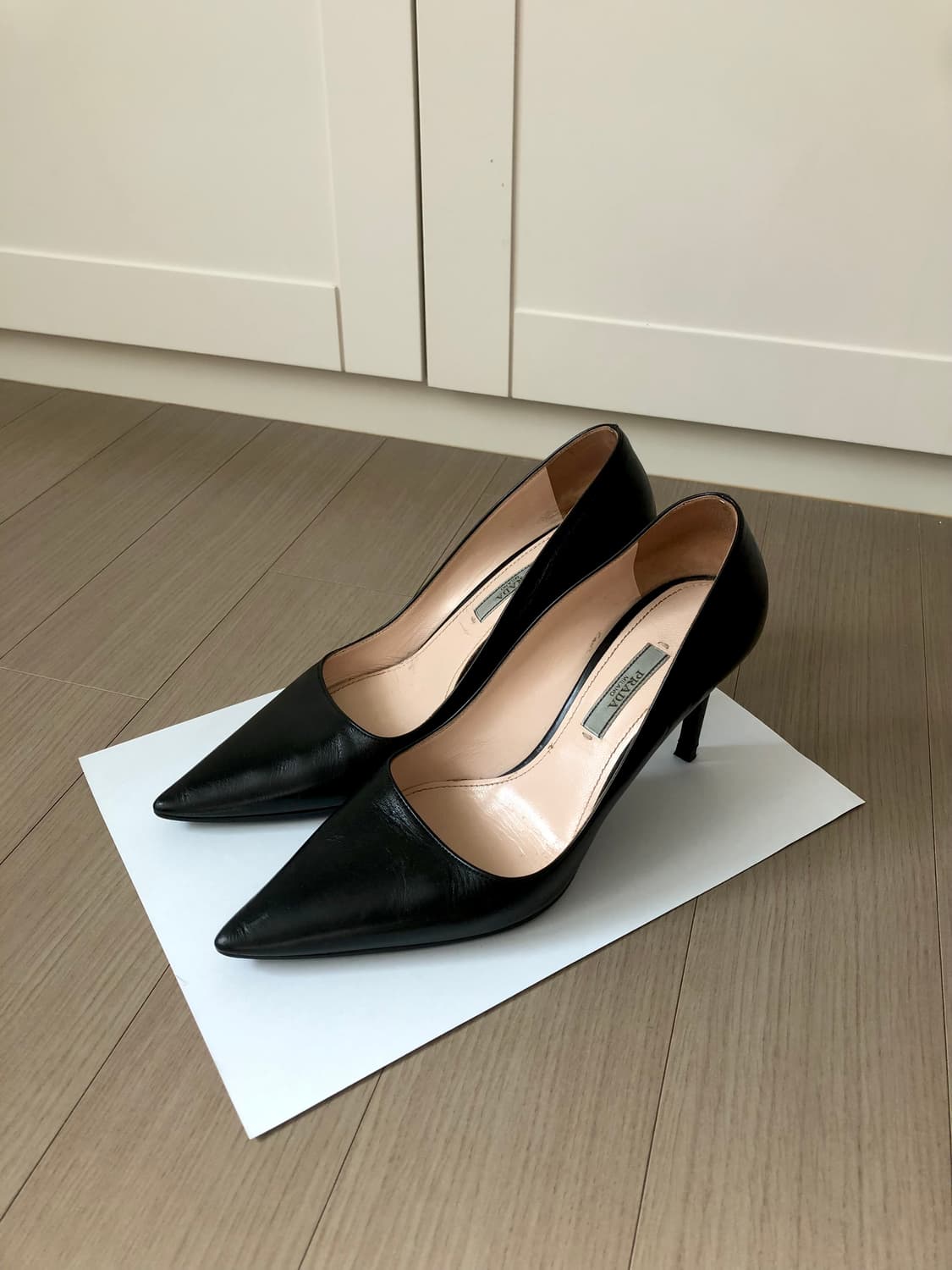 프라다 포인트토 스틸레토 펌프스힐 37.5 (245) 상품이미지1