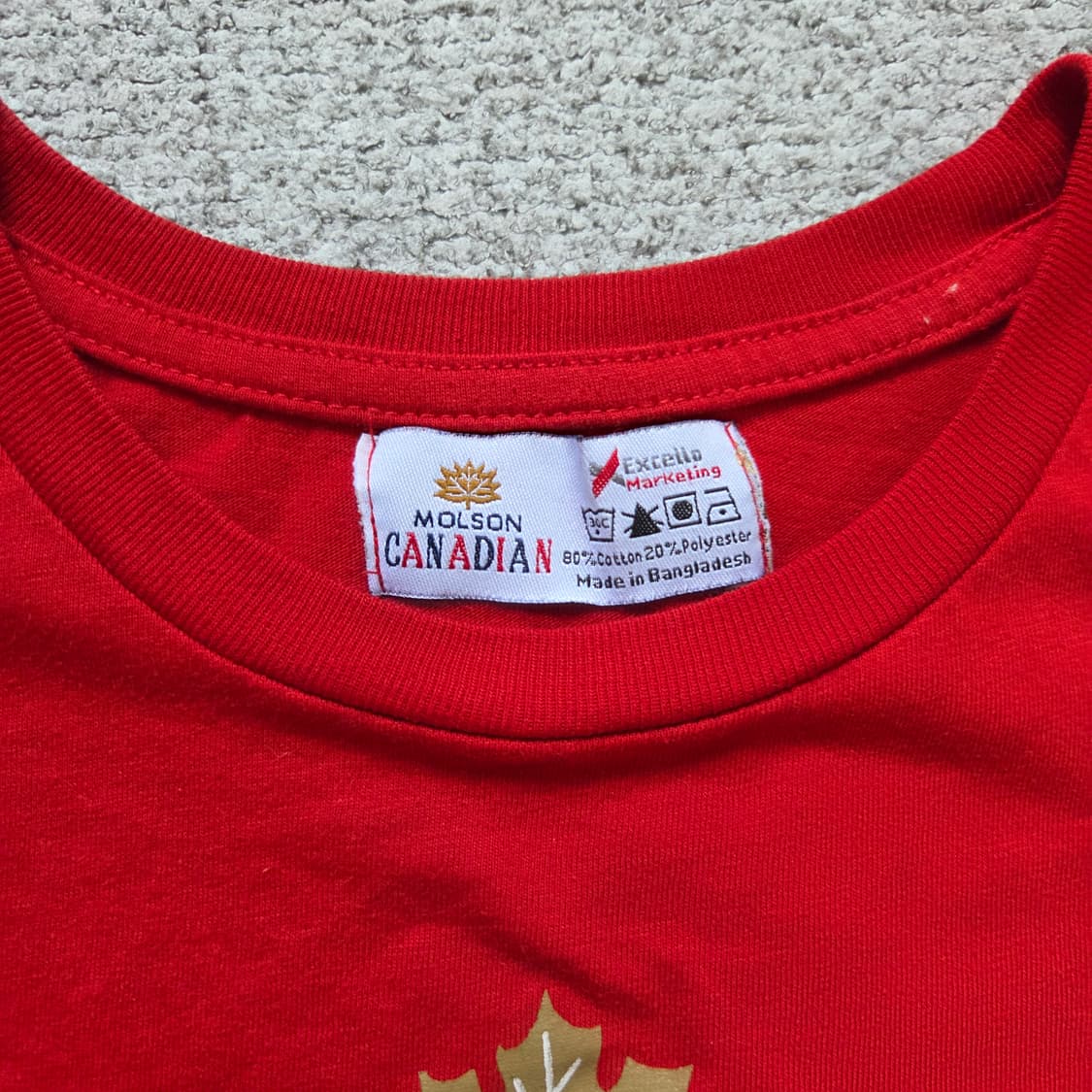 Molson Canadian 빈티지 반팔 티셔츠 L(100) 상품이미지4