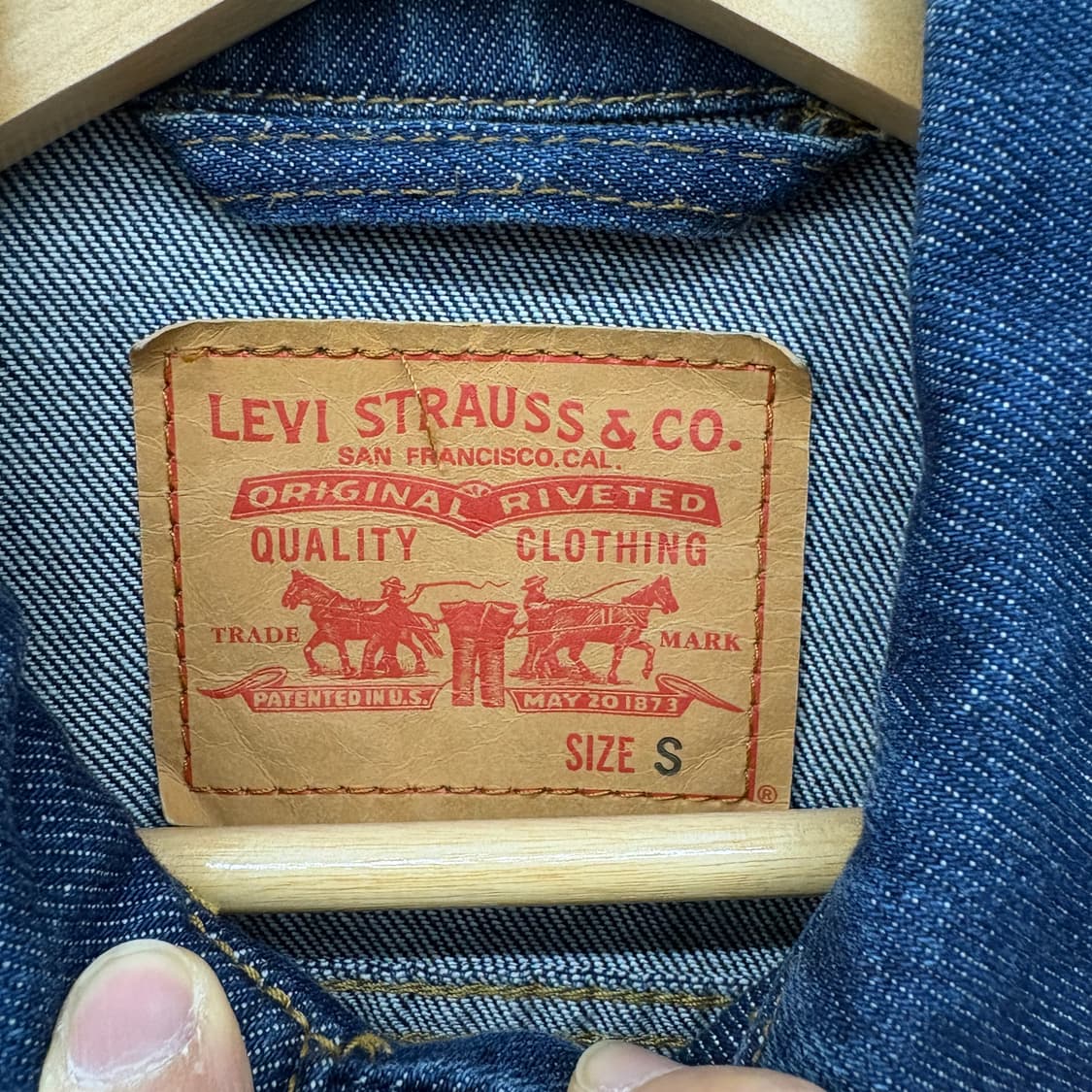 리바이스 데님 트러커 자켓 청자켓 여성 S 상품이미지4