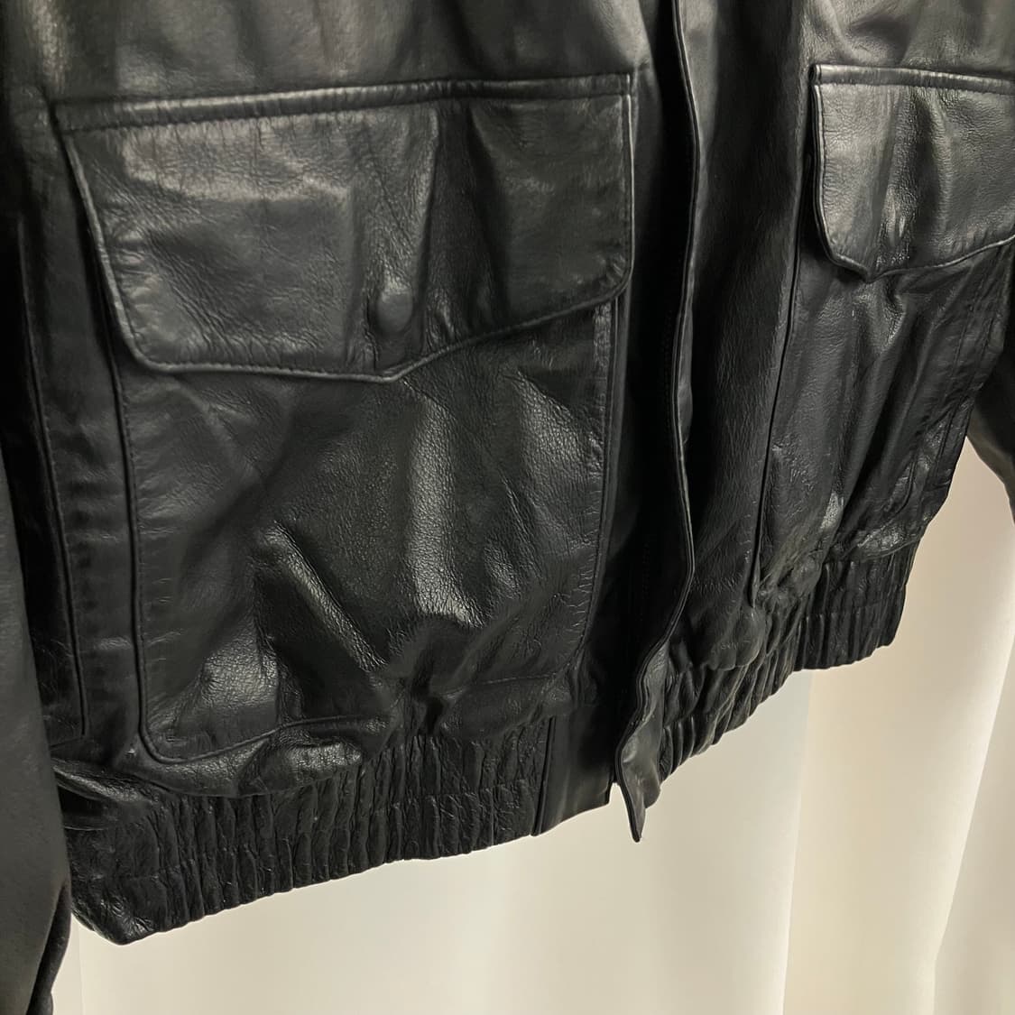 JPN VTG 빈티지 소가죽 G-1 봄버 자켓 M 상품이미지6