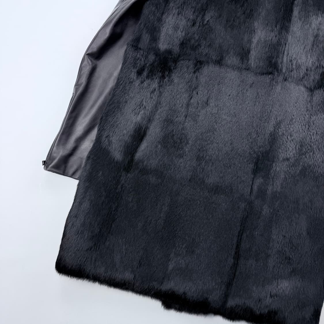 epitaph 래빗퍼&카멜 가죽 롱 무스탕 상품이미지9