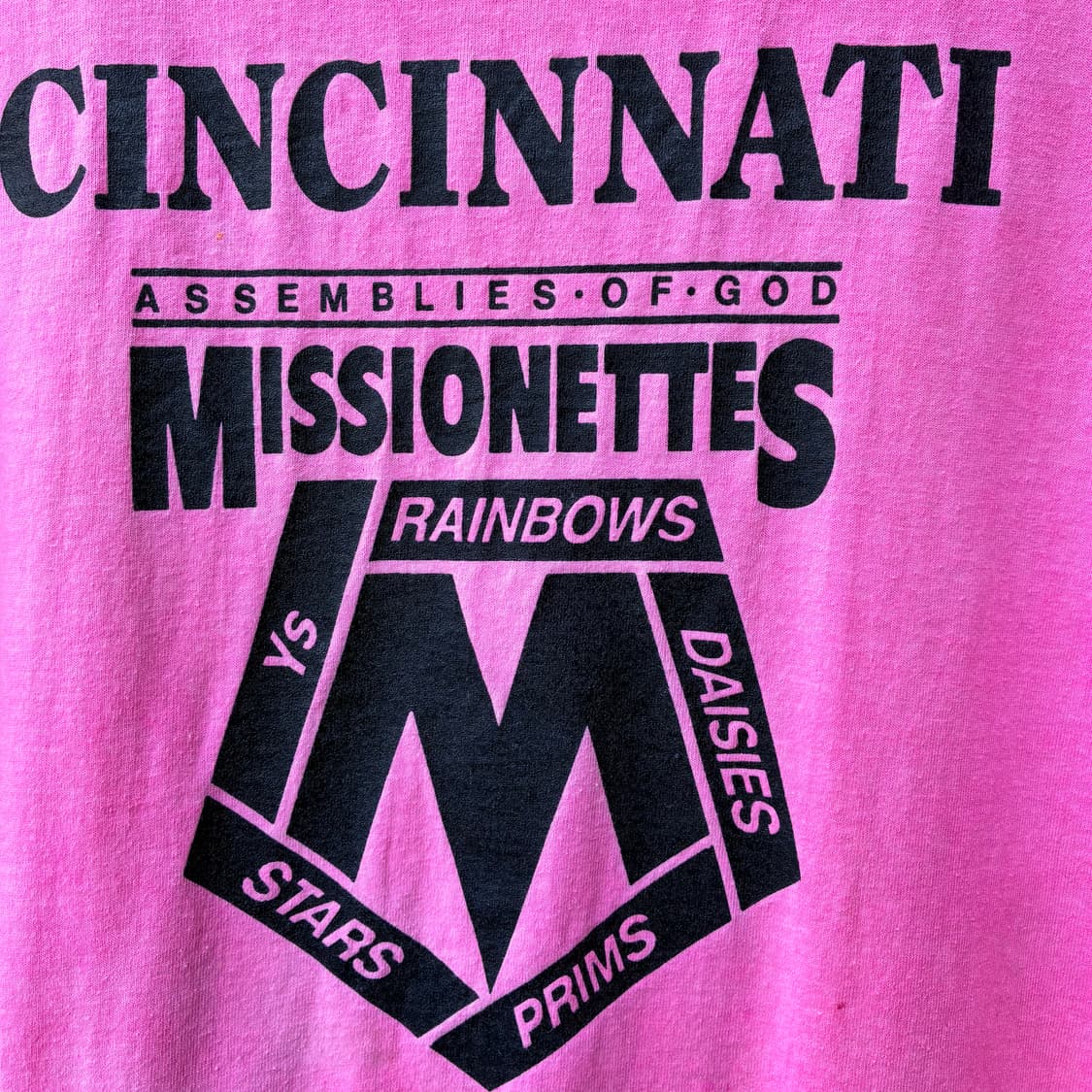 90’s Screen Stars Pink Tee Made in U.S.A 상품이미지4