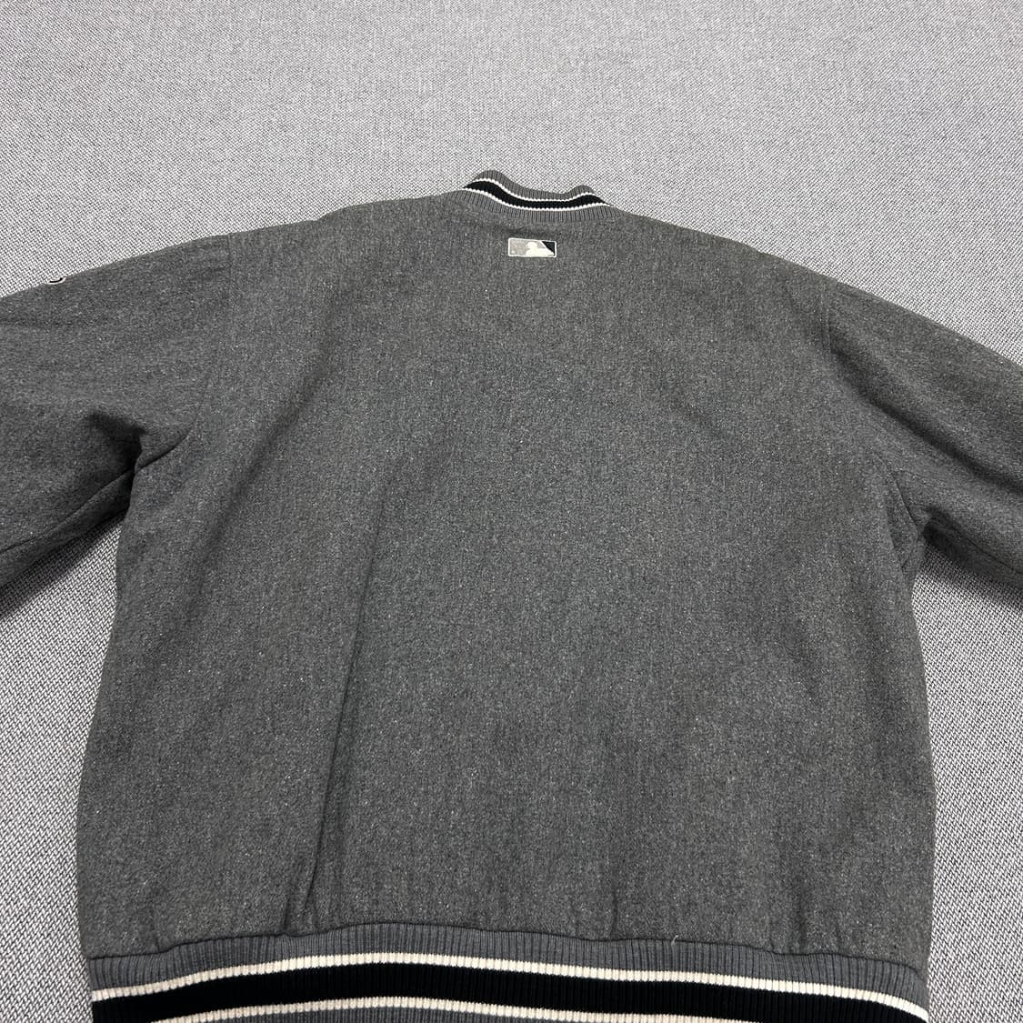 MLB 오클랜드 누빔 모직 바시티자켓(100) 상품이미지7